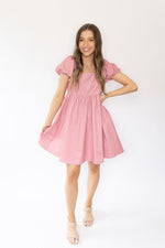 Bonnie Babydoll Dress - Rosie Pink