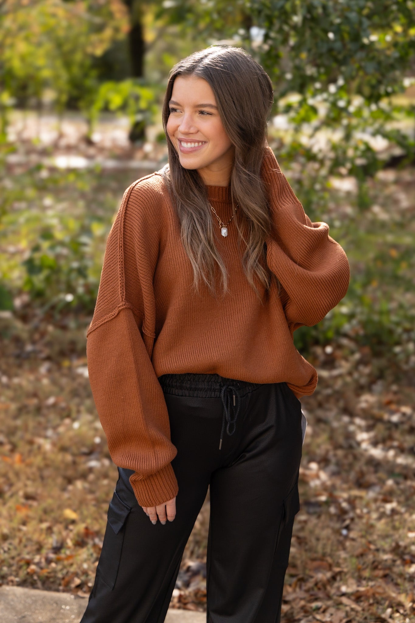 Kenna Relaxed Sweater - Chocolate