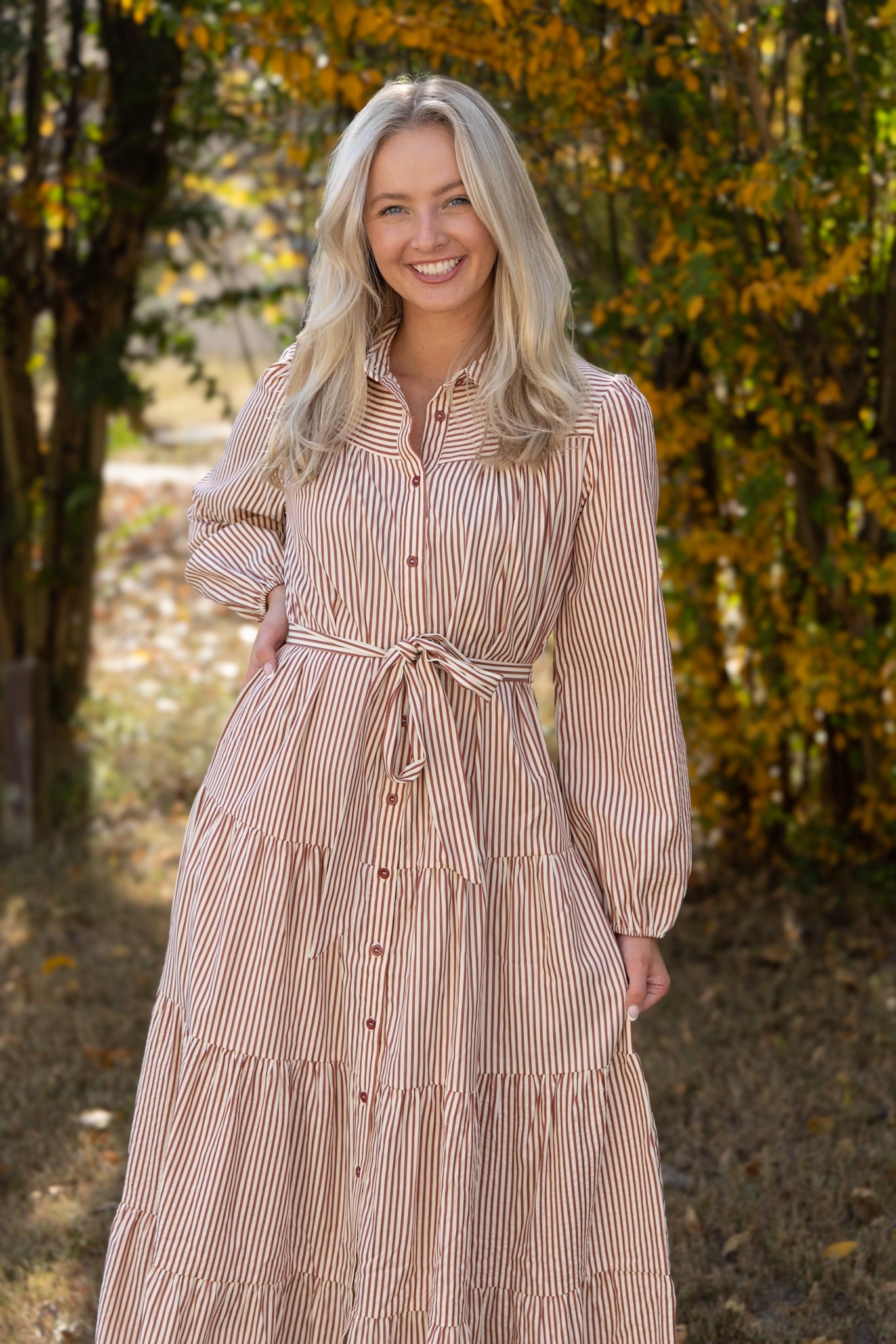 Mirabella Striped Maxi Dress