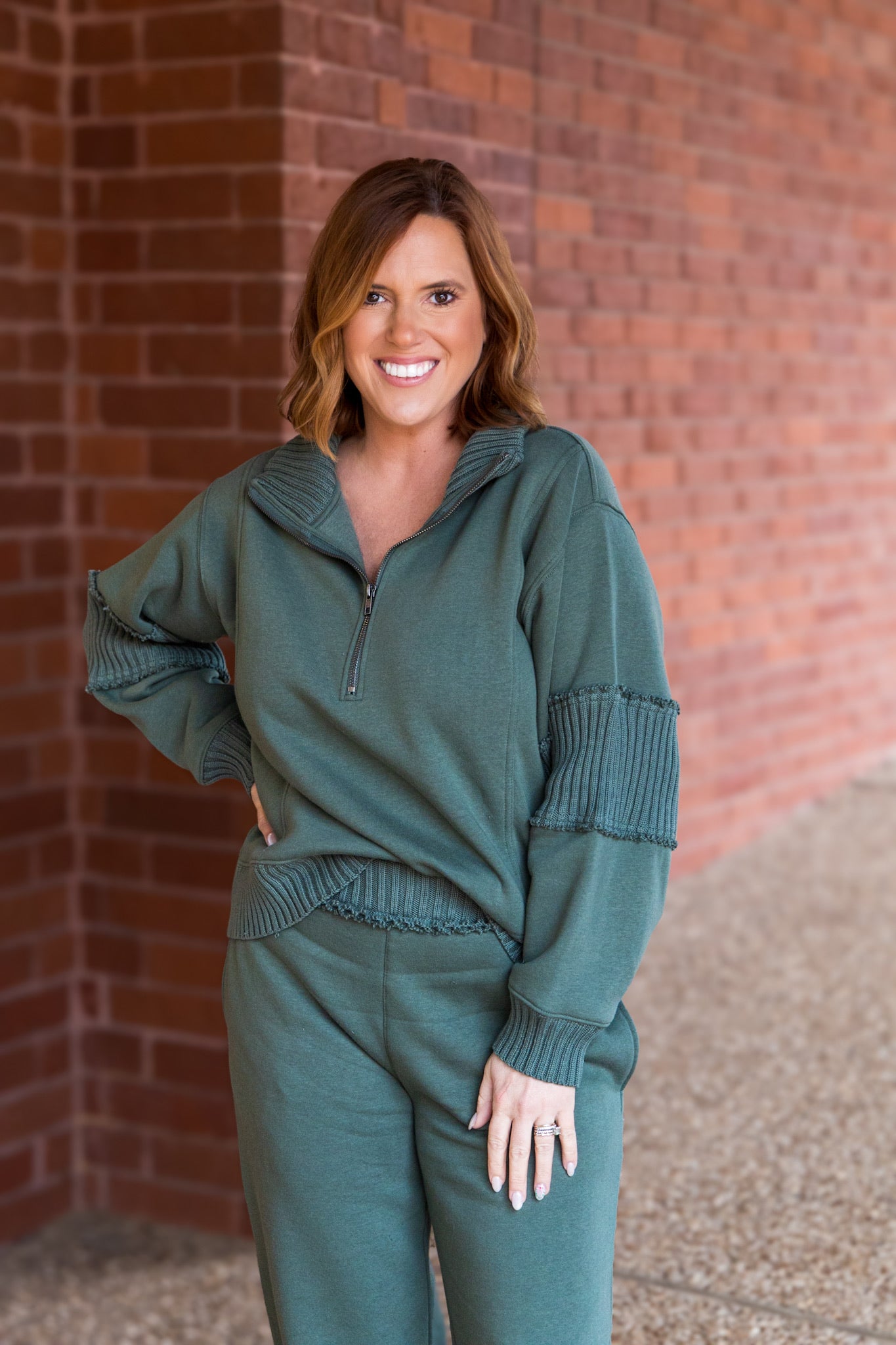 Olive Fleece Pant