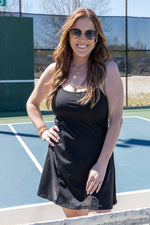 Sporty Tennis Dress- Black