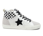 Vintage Havana-Lester Checkered High Top Sneakers