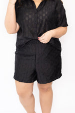 Curvy Summer Nights Shorts - Black