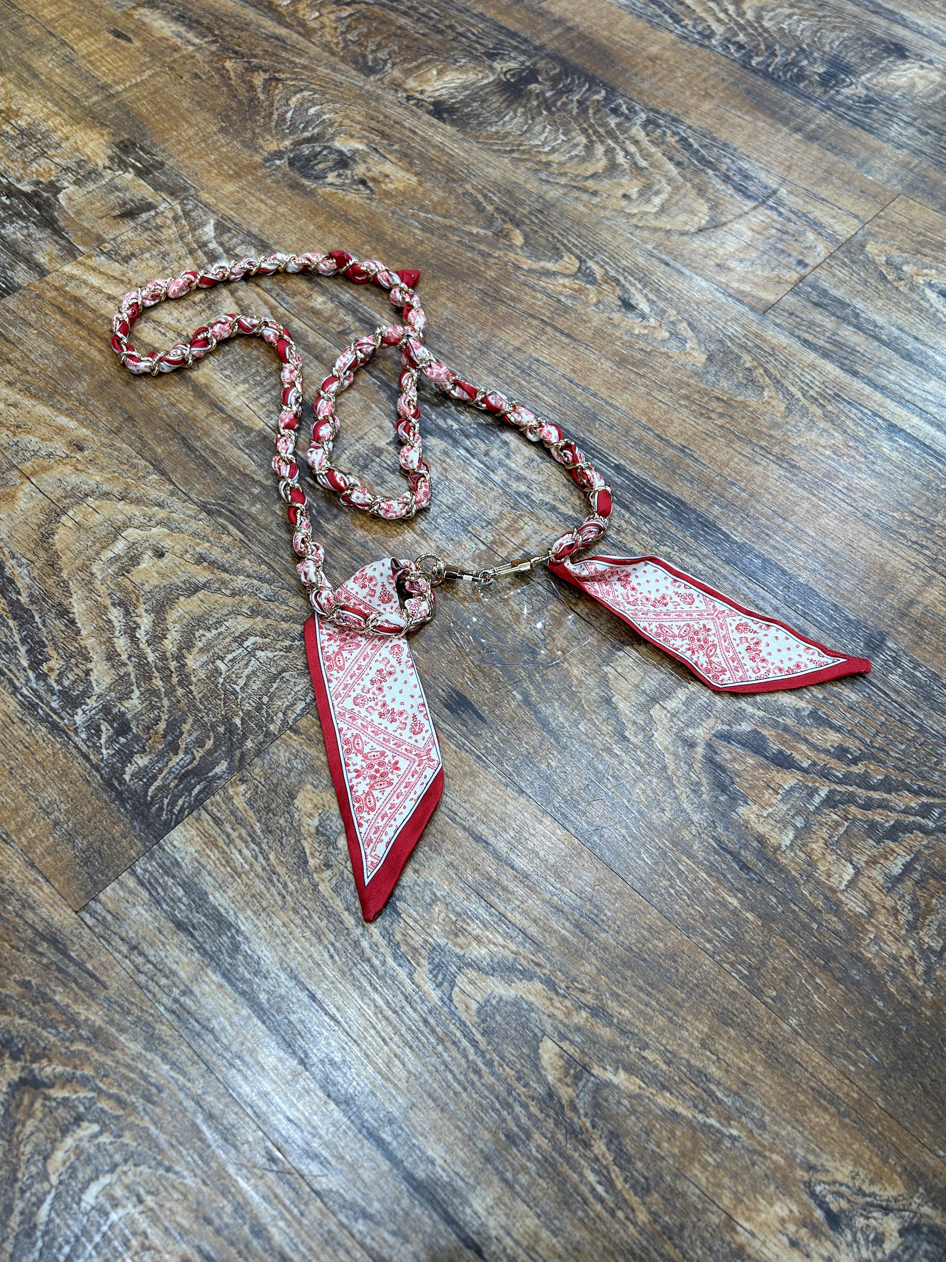 Crossbody Phone Chain - Red