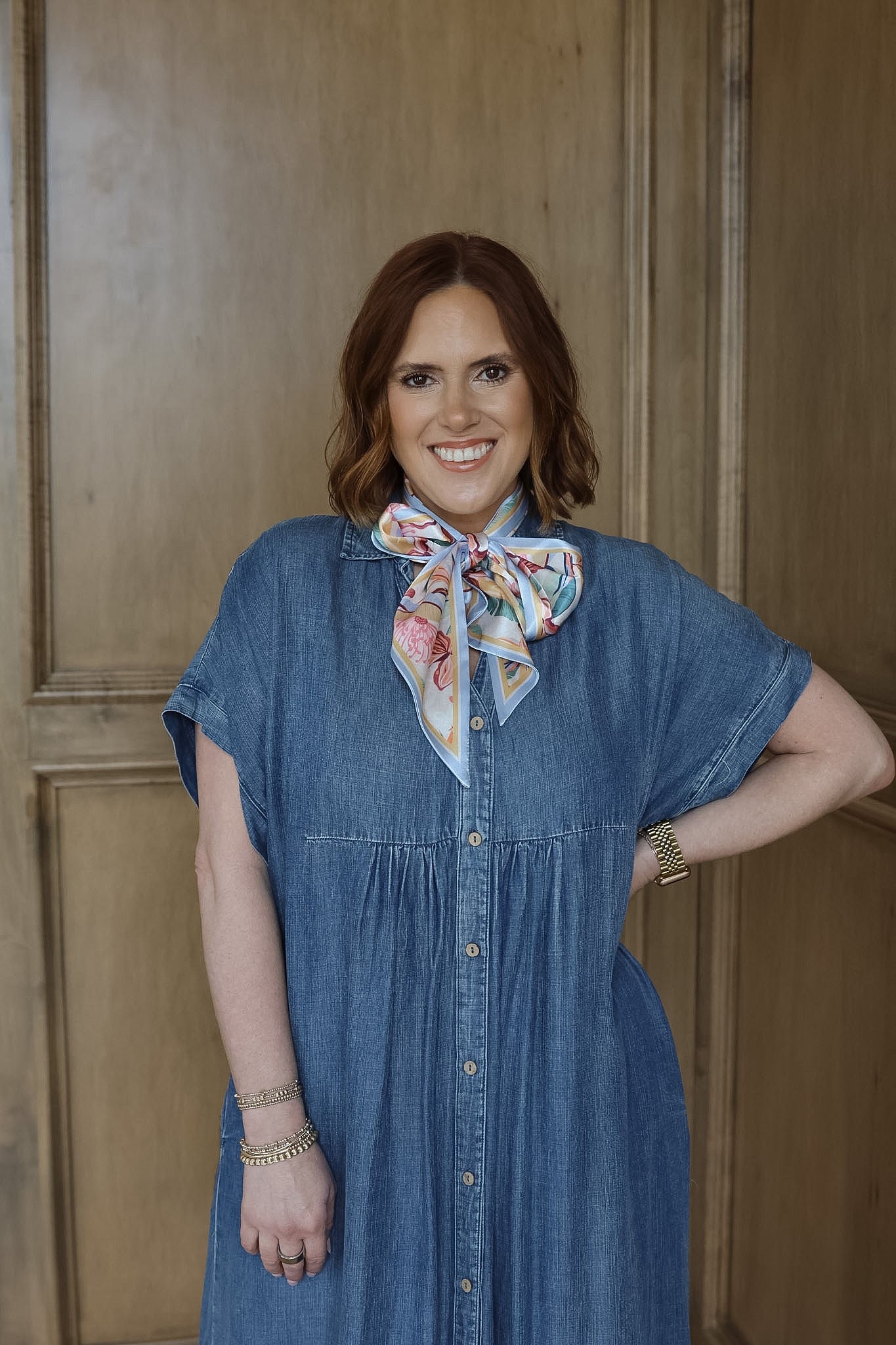 Drenda Chambray Dress