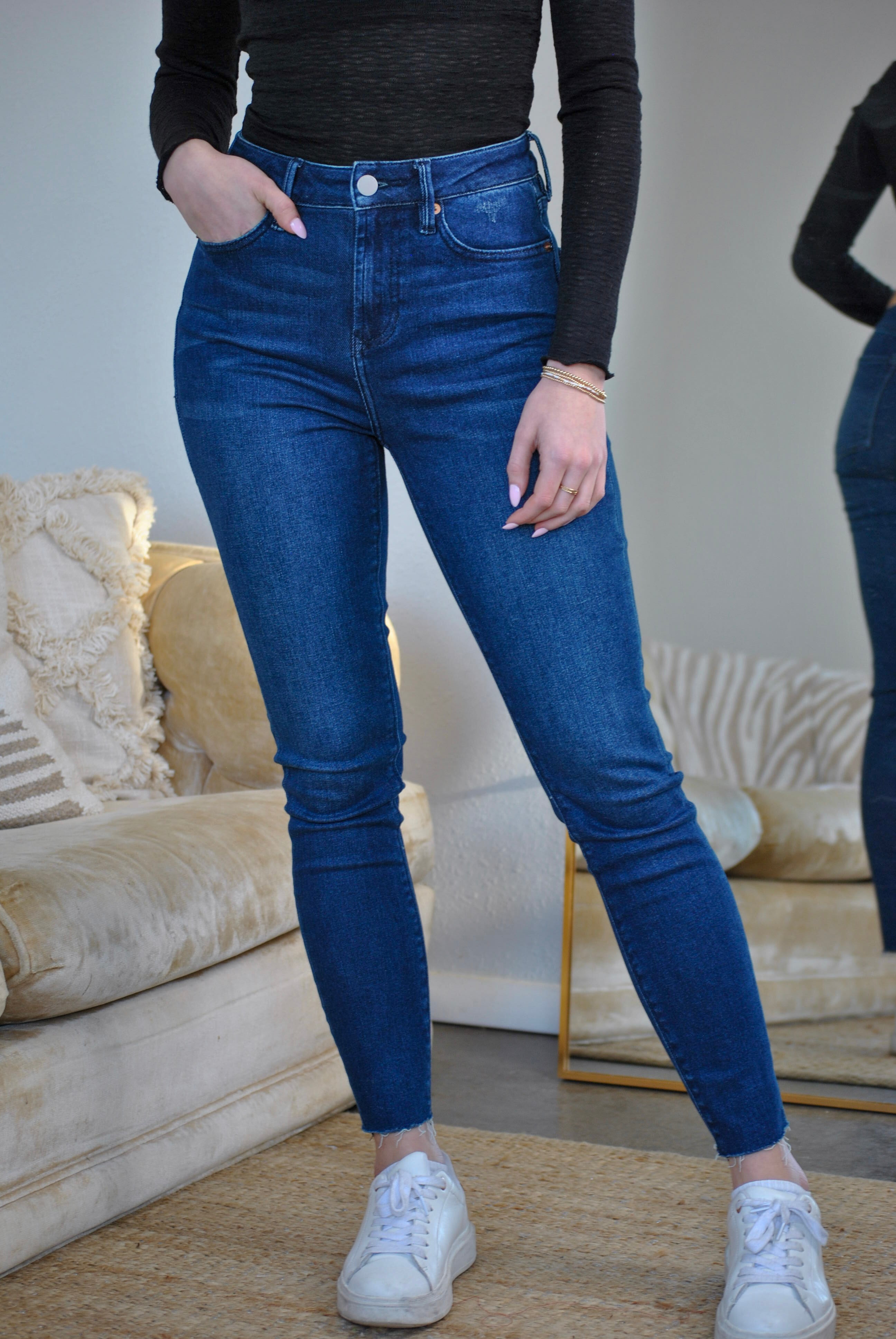 [Dear John] Olivia Super High Rise Ankle Skinny- West Point