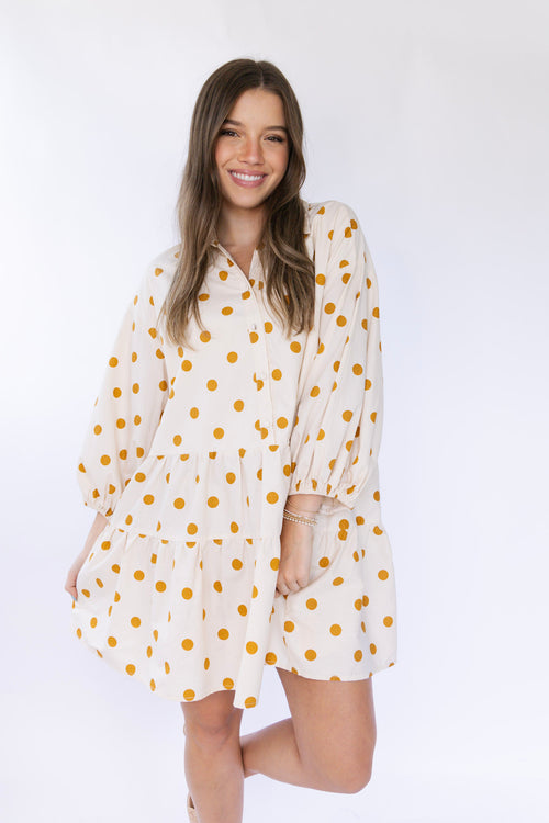 Polka Dot Babydoll Dress