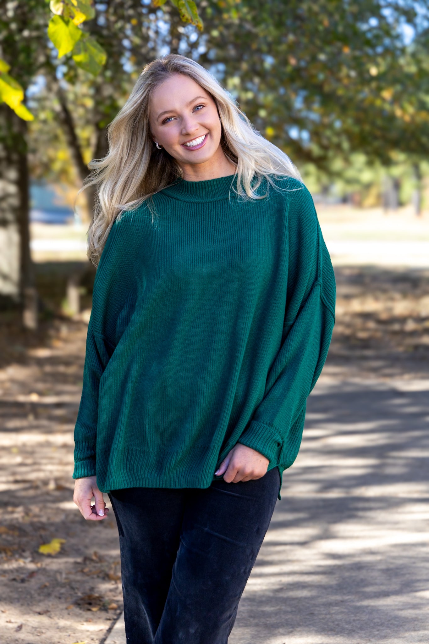 Matilda Oversized Sweater - Green