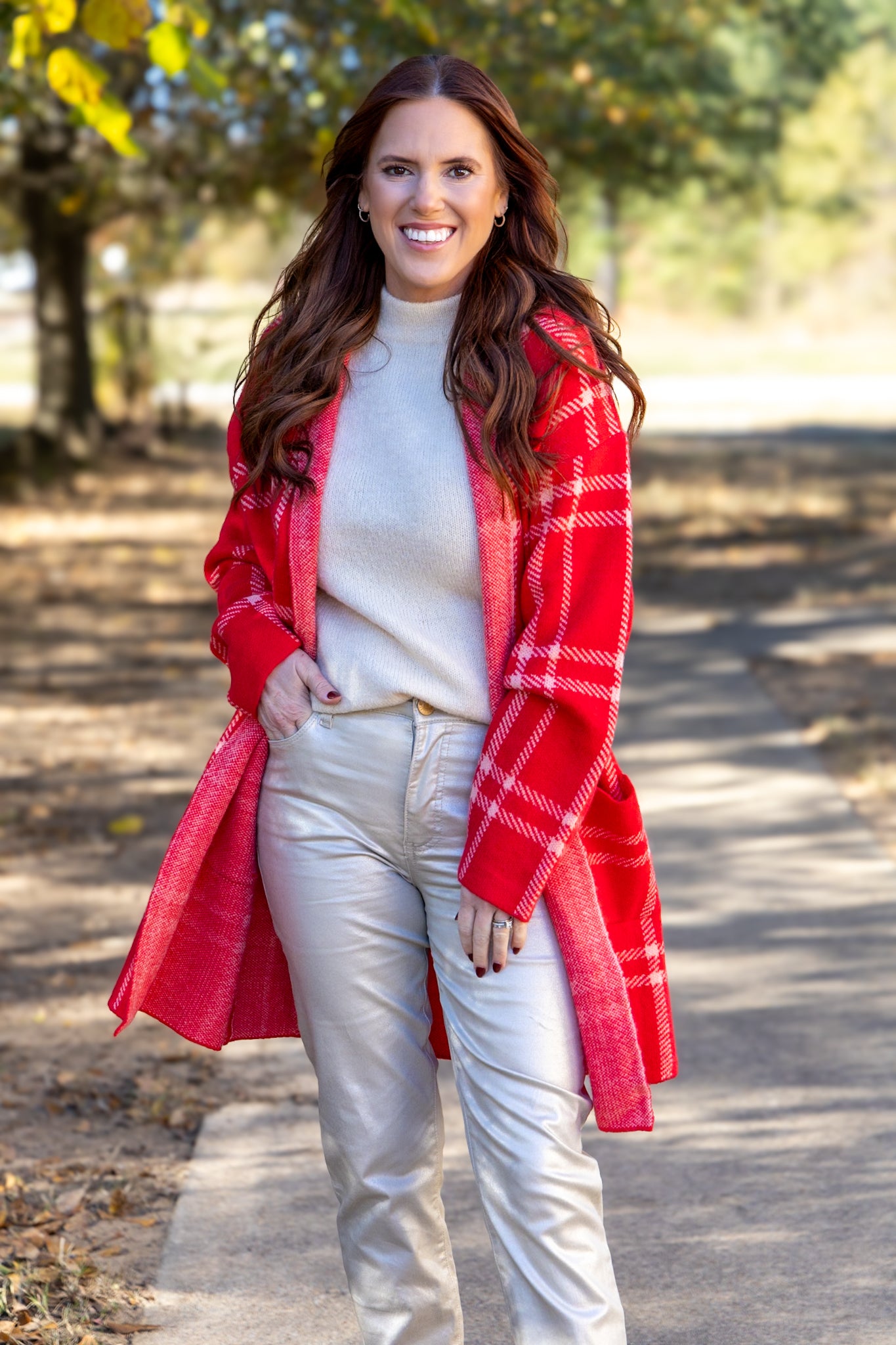 Roseanne Cardigan - Red