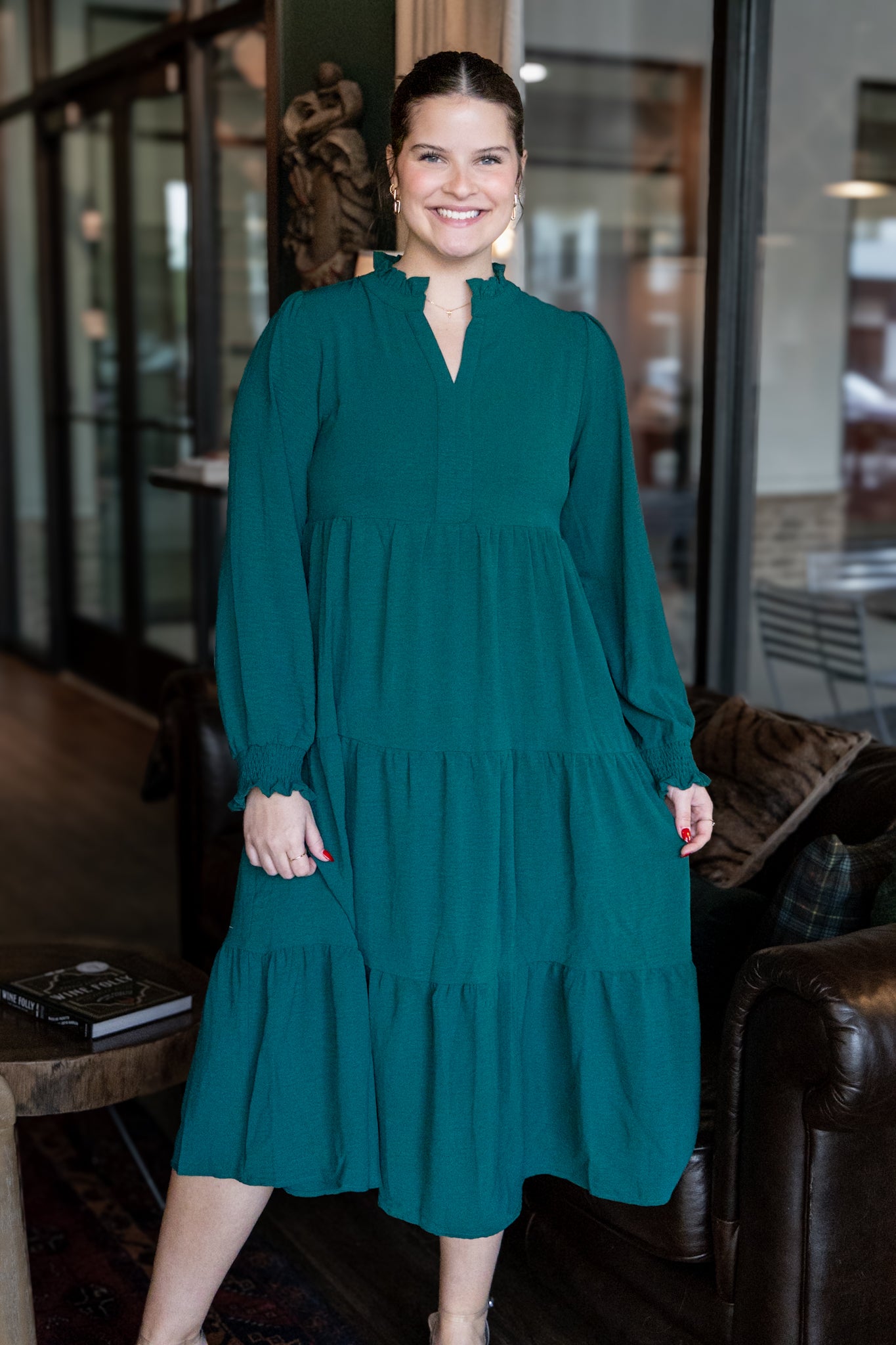 Marley Maxi Dress - Hunter Green