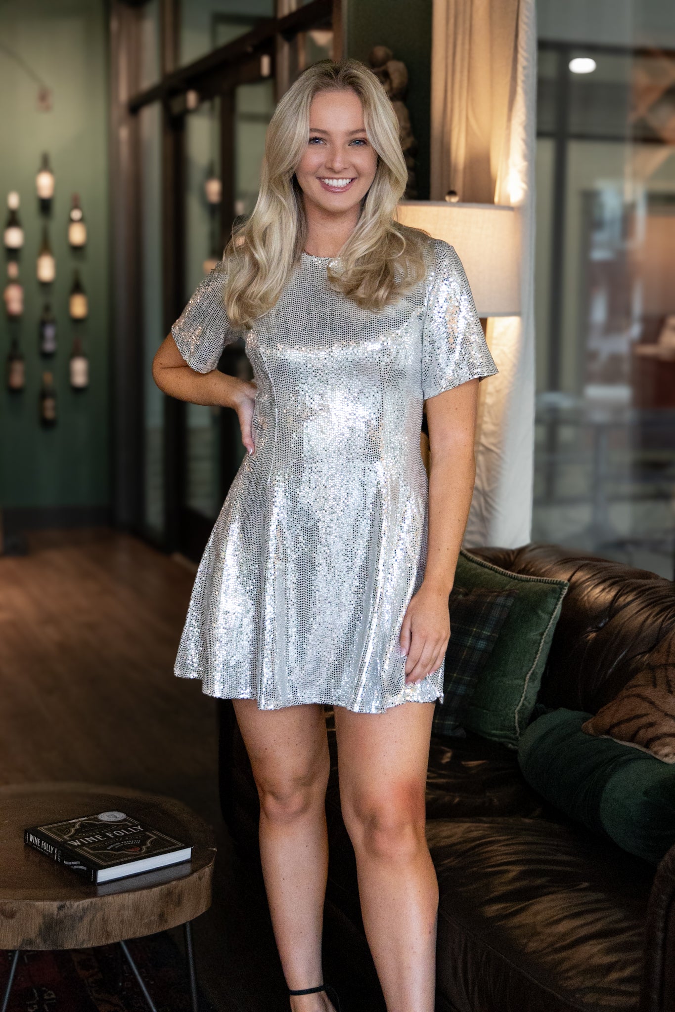 Jacqueline Mini Dress - Silver