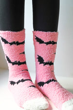 Batty Fall Cozy Crew Socks