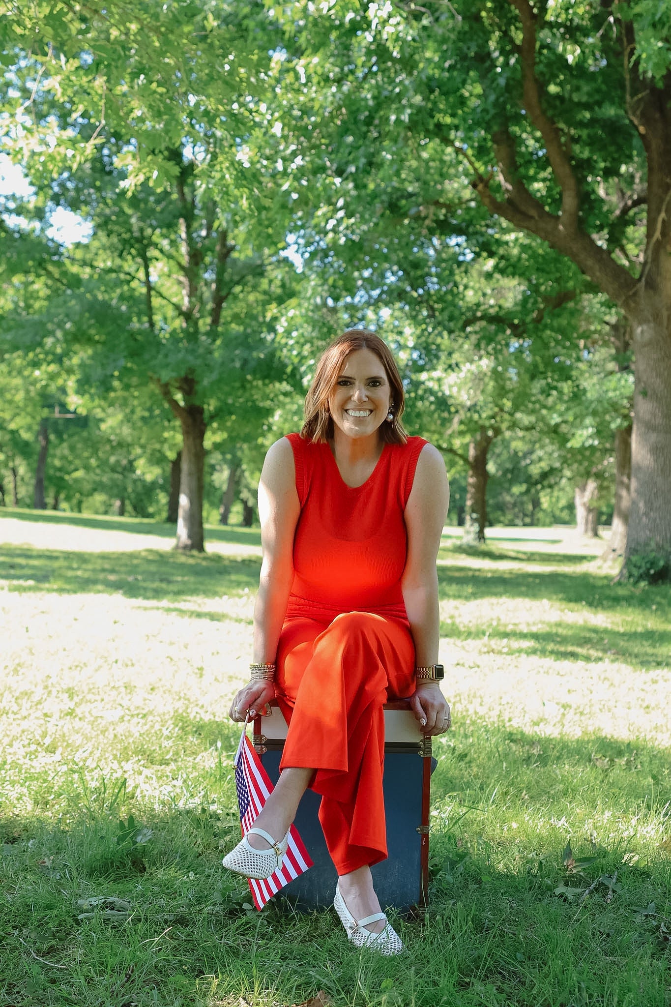 IhDelany Tank Top - Fiery Red
