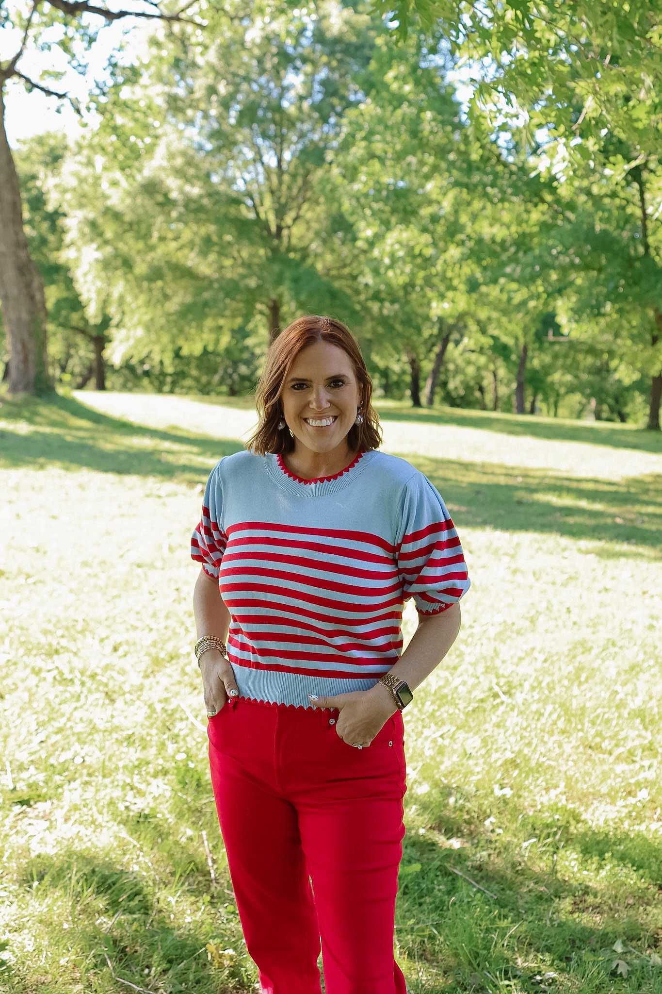 Maverick Stripe Sweater Top