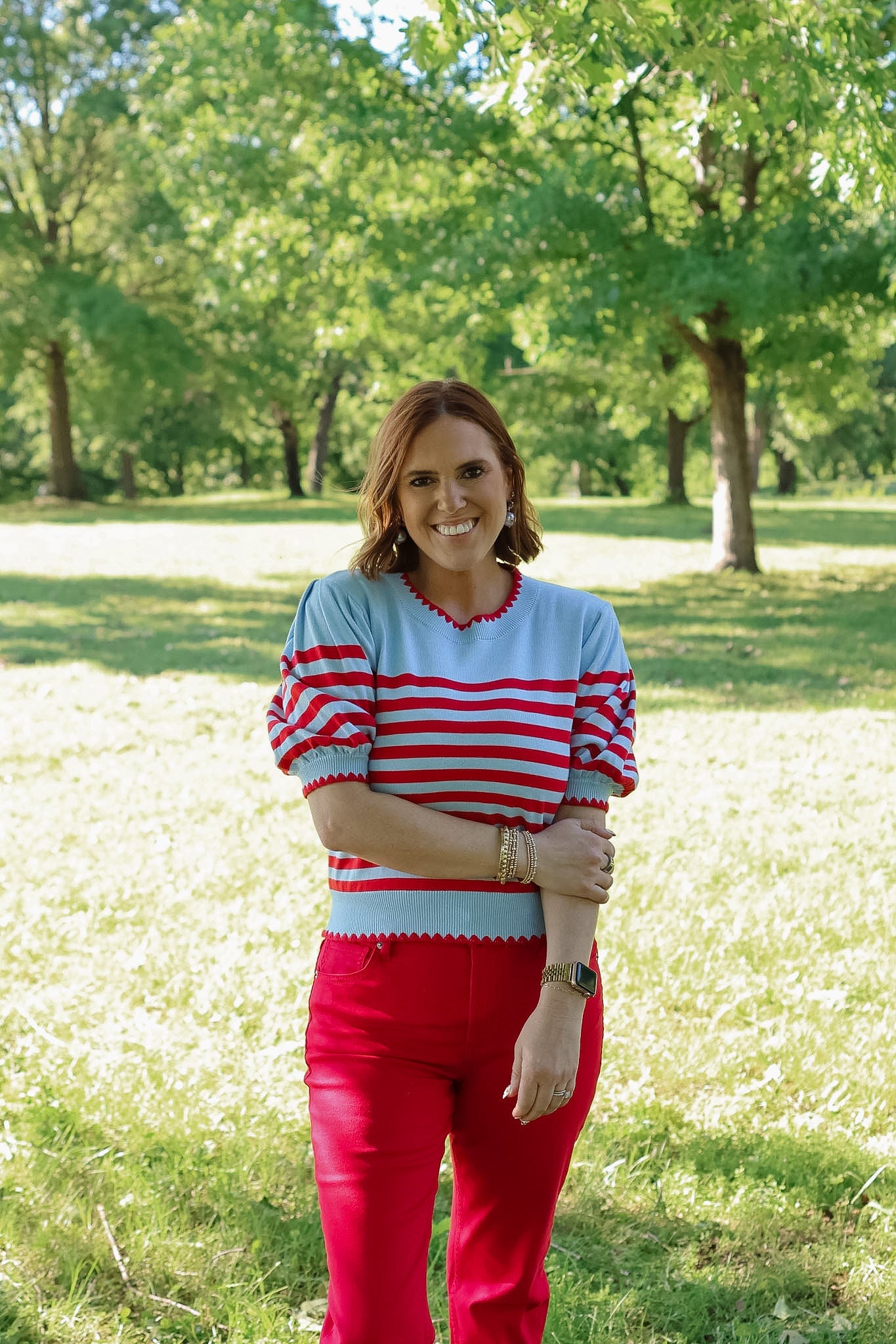 Maverick Stripe Sweater Top