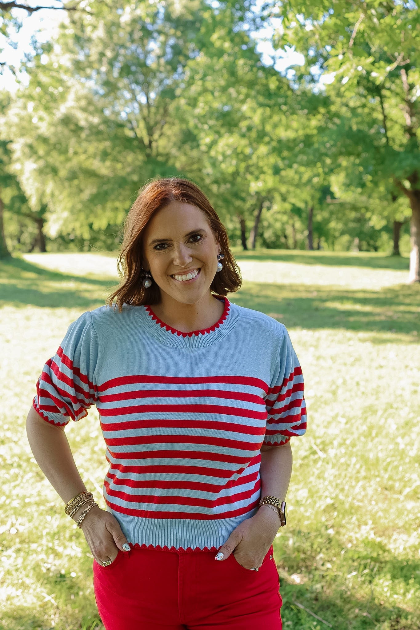 Maverick Stripe Sweater Top