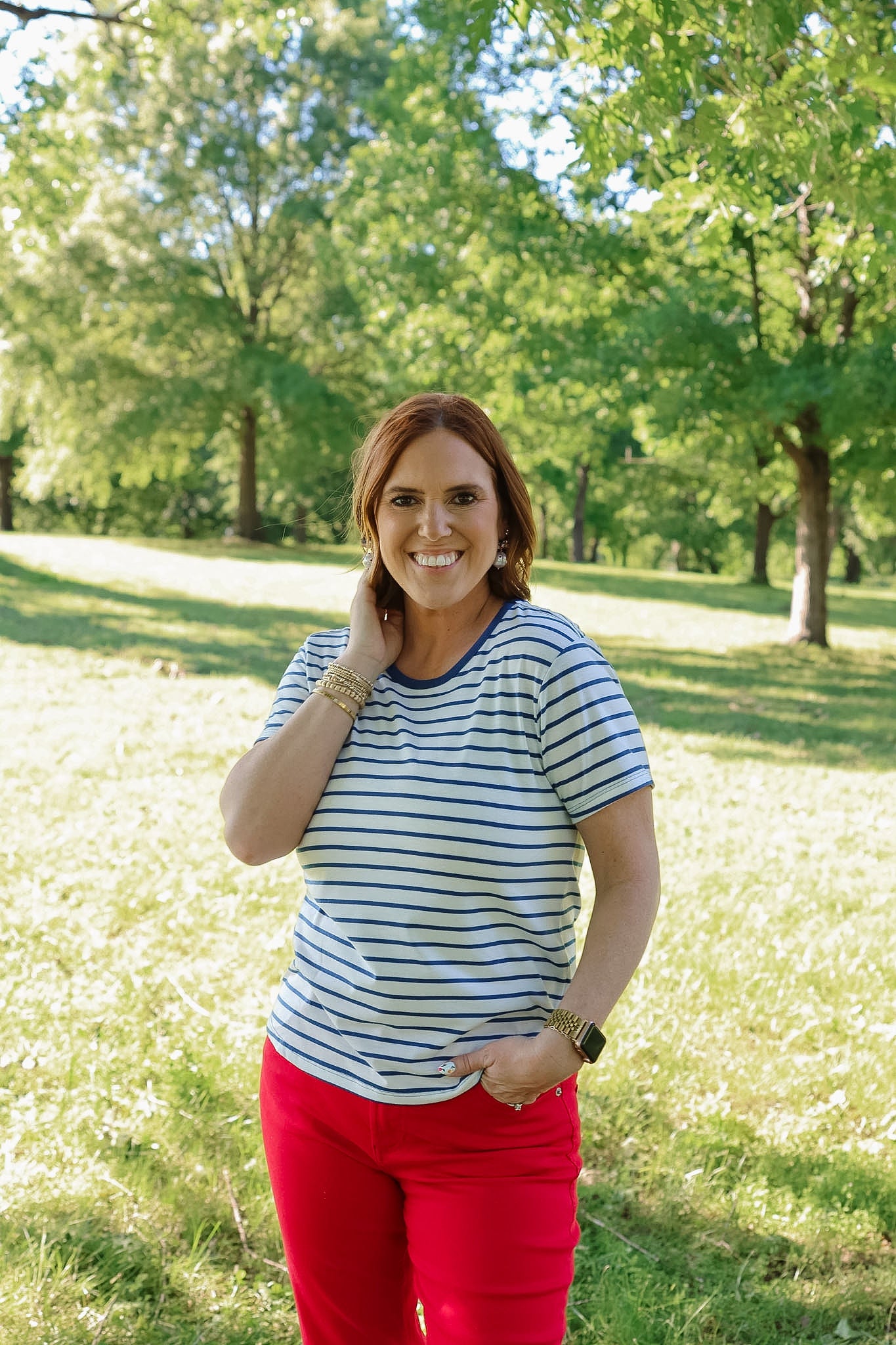 Unity Top - Riviera Stripe