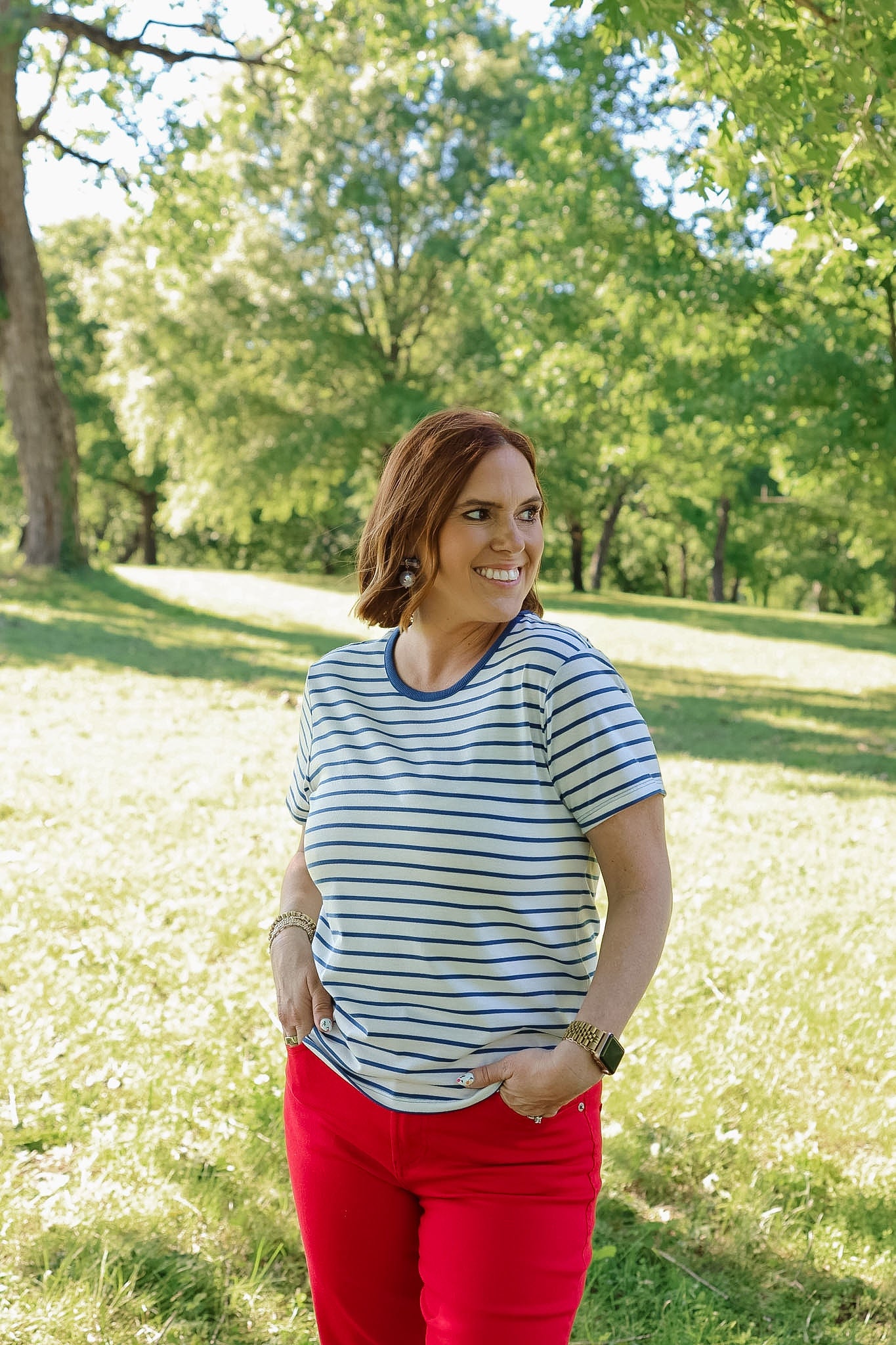Unity Top - Riviera Stripe