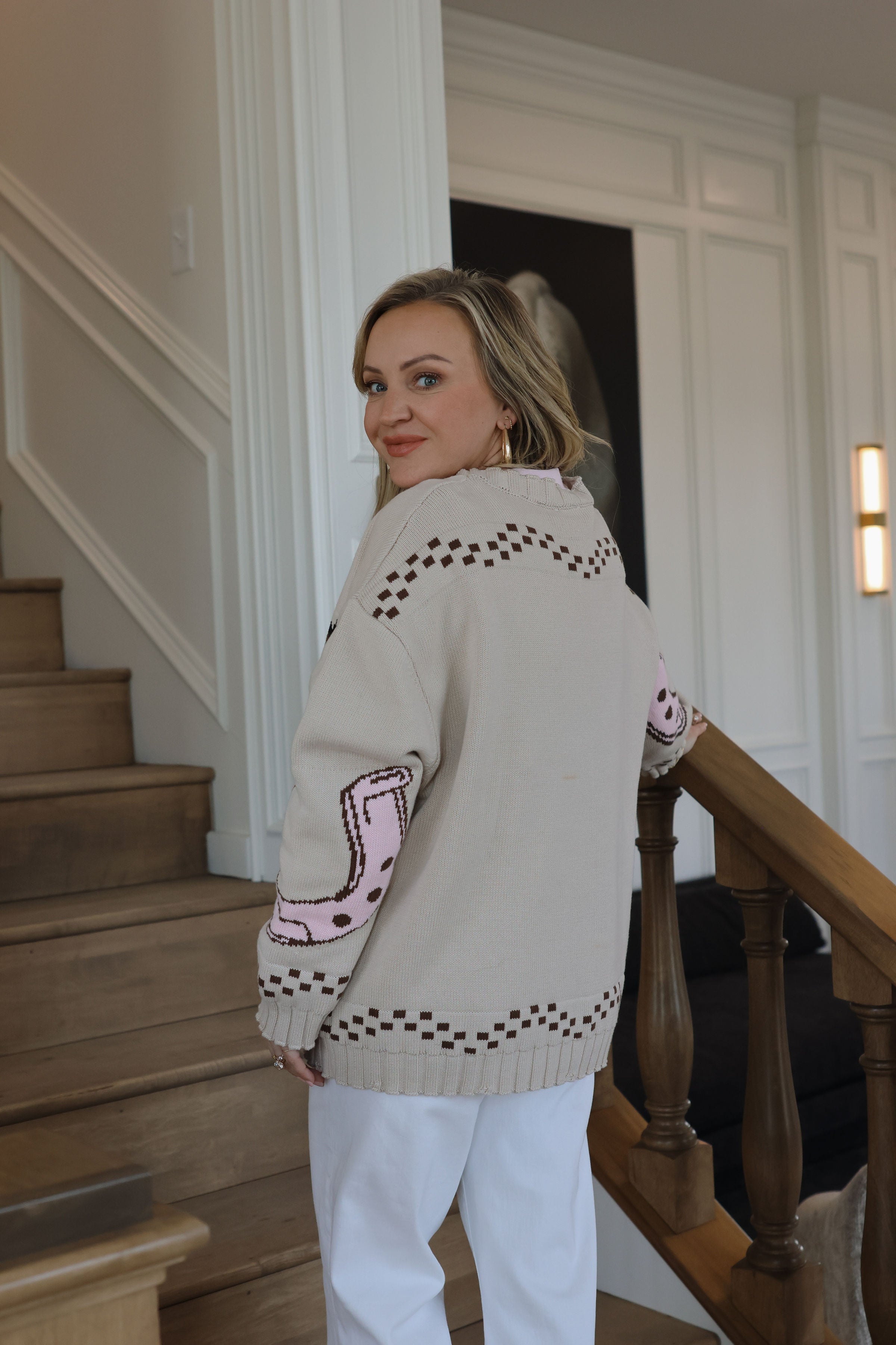 Western Detail Knit Cardigan