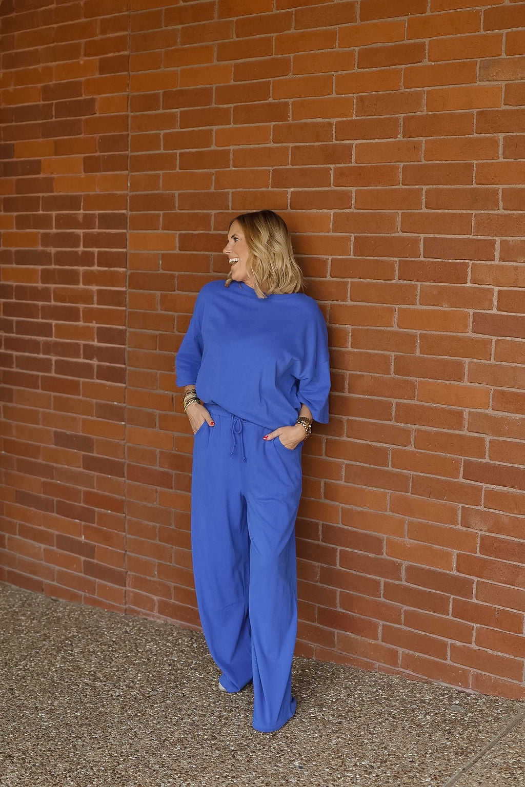 Baxter Boxy Top - Cobalt