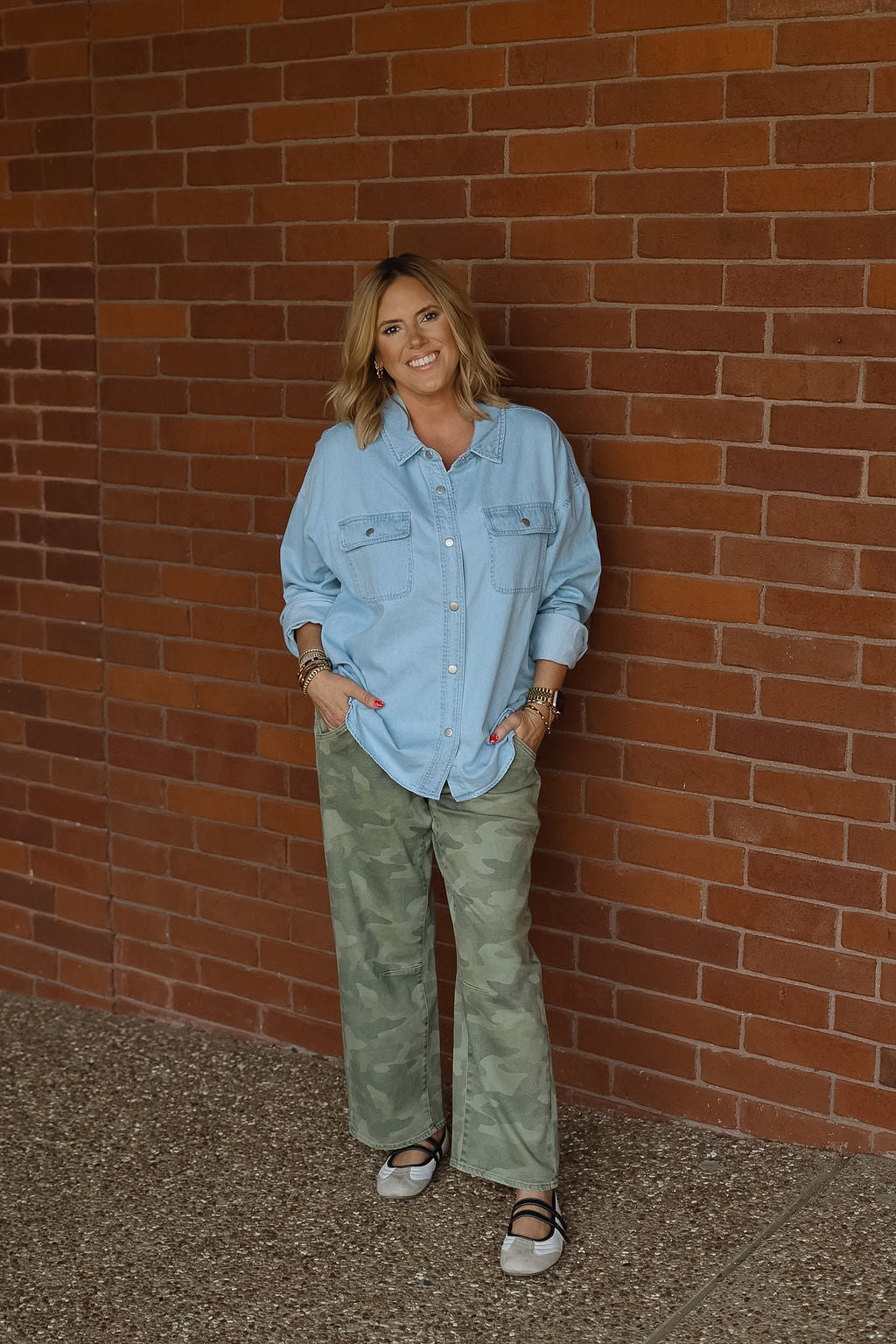 Adrianna Shirt - Light Blue