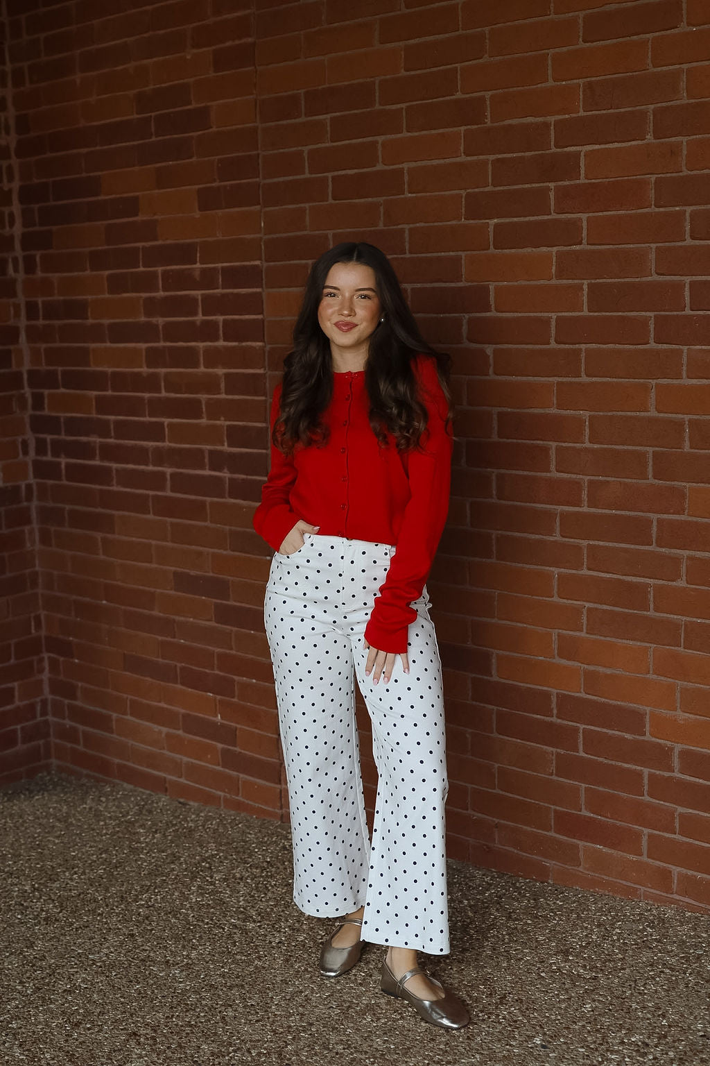 Ruby Red Sweater Cardi