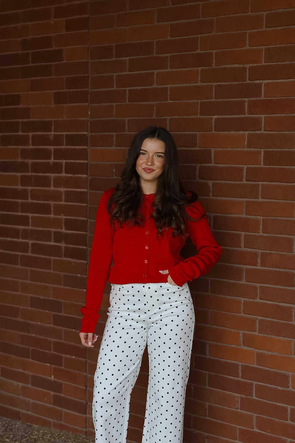 Ruby Red Sweater Cardi