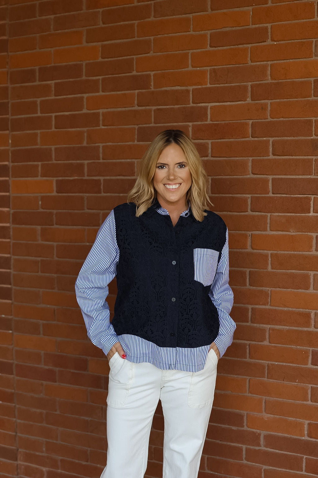 Julio Top - Navy
