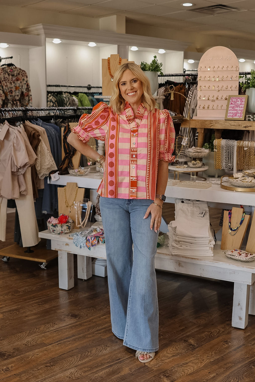 Lollie Ruffle Top - Pink