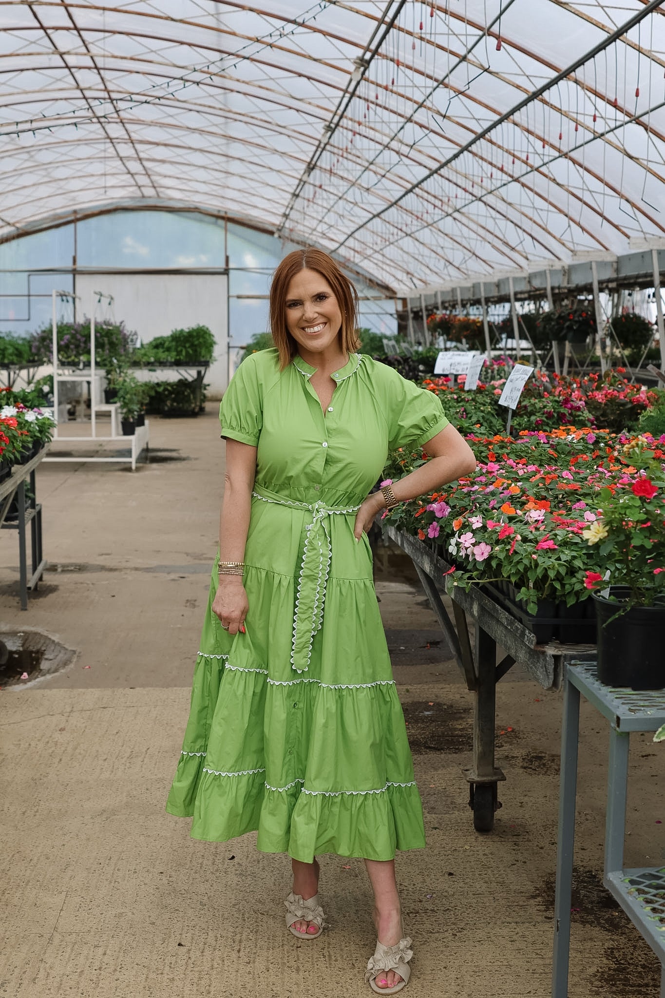 Amalie Maxi Dress - Lime