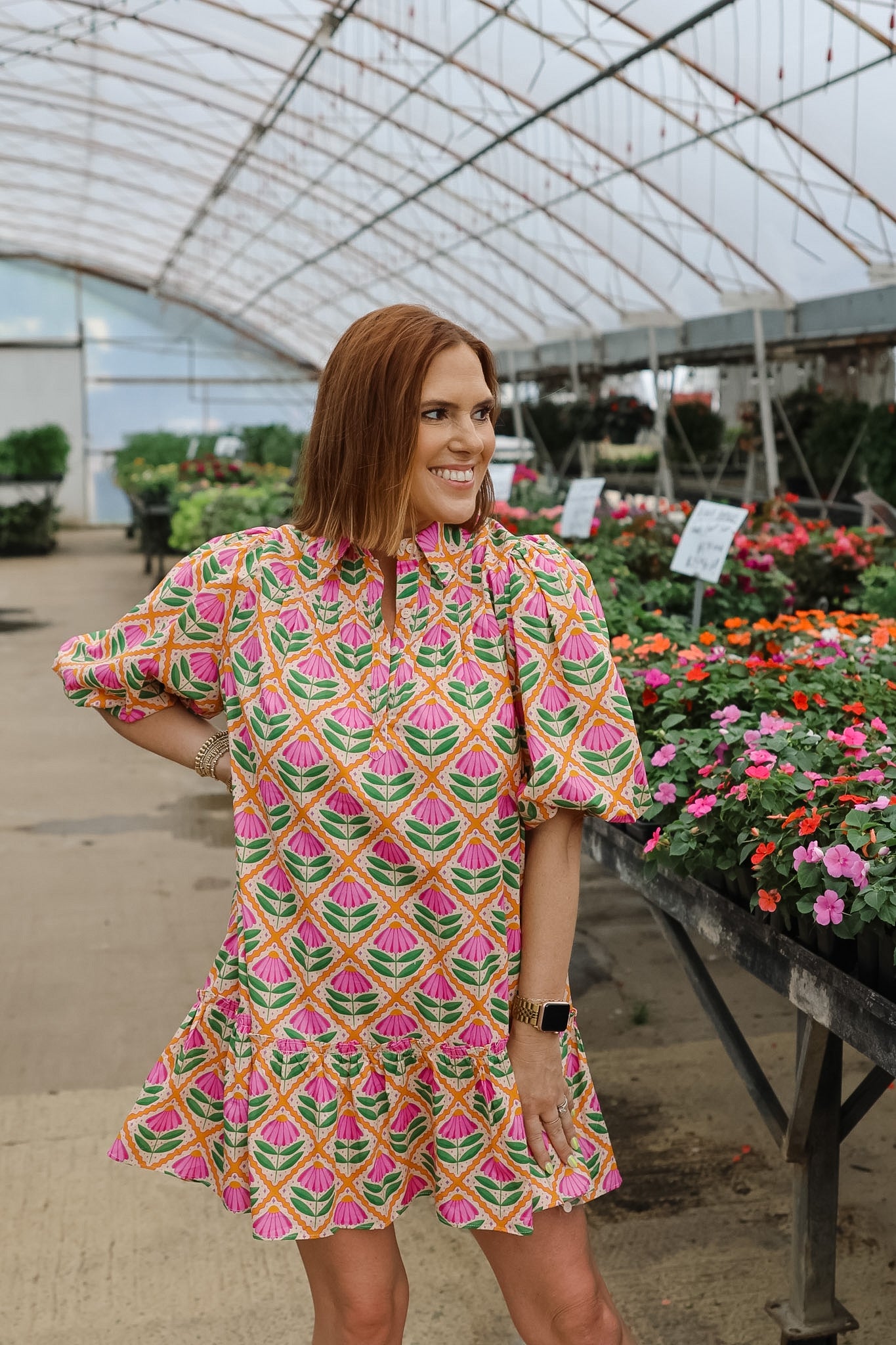 Morgan Mini Dress - Floral Magic