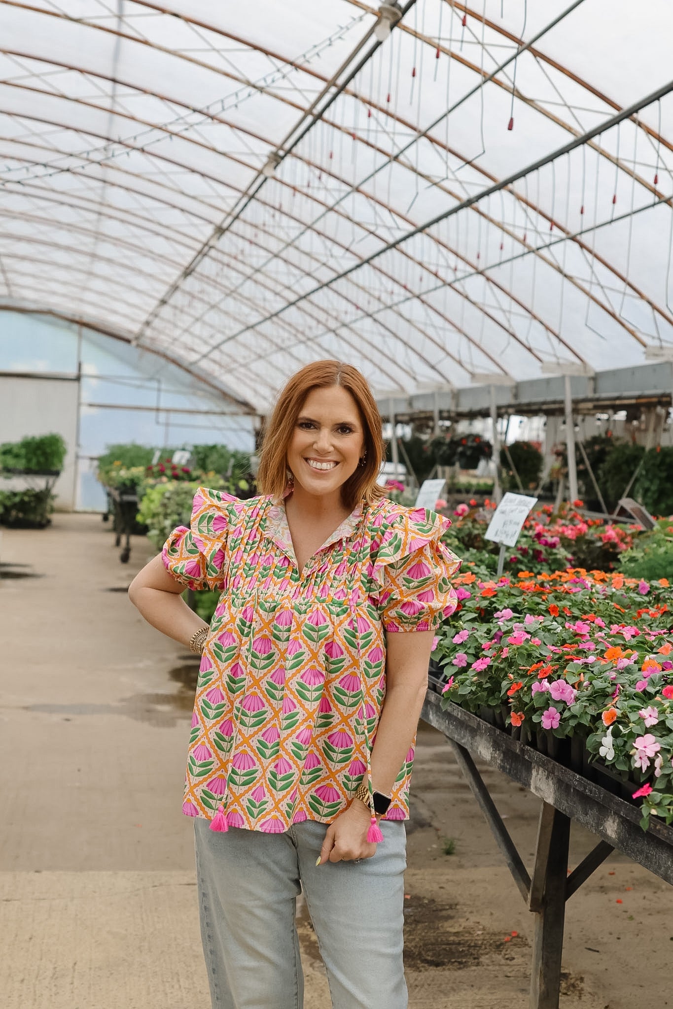 Nora Top - Floral Magic