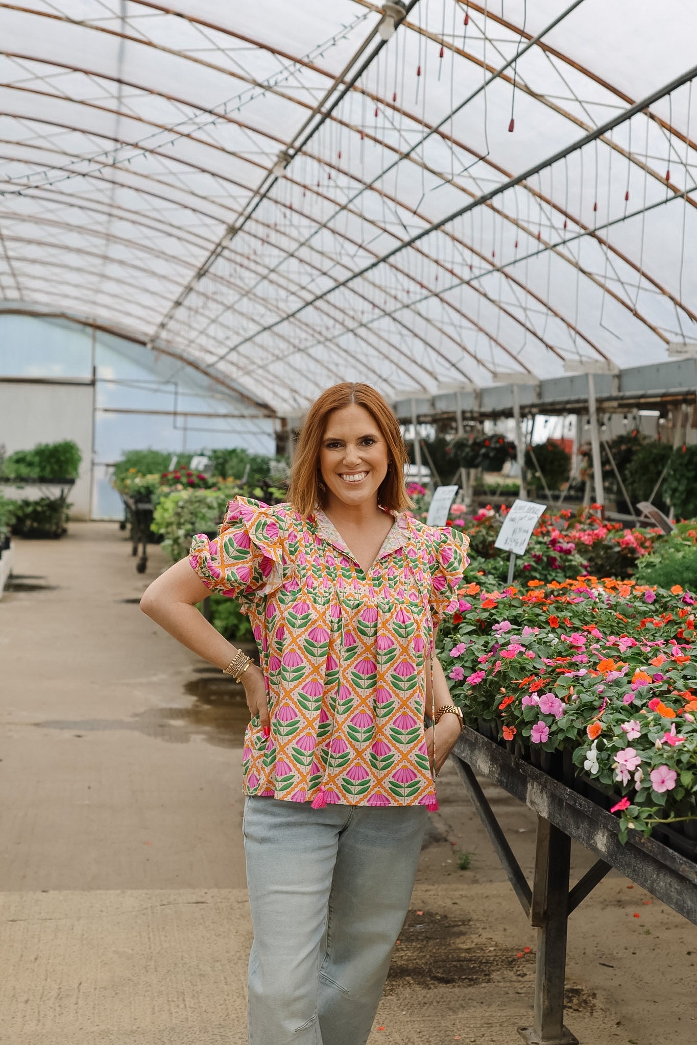 Nora Top - Floral Magic