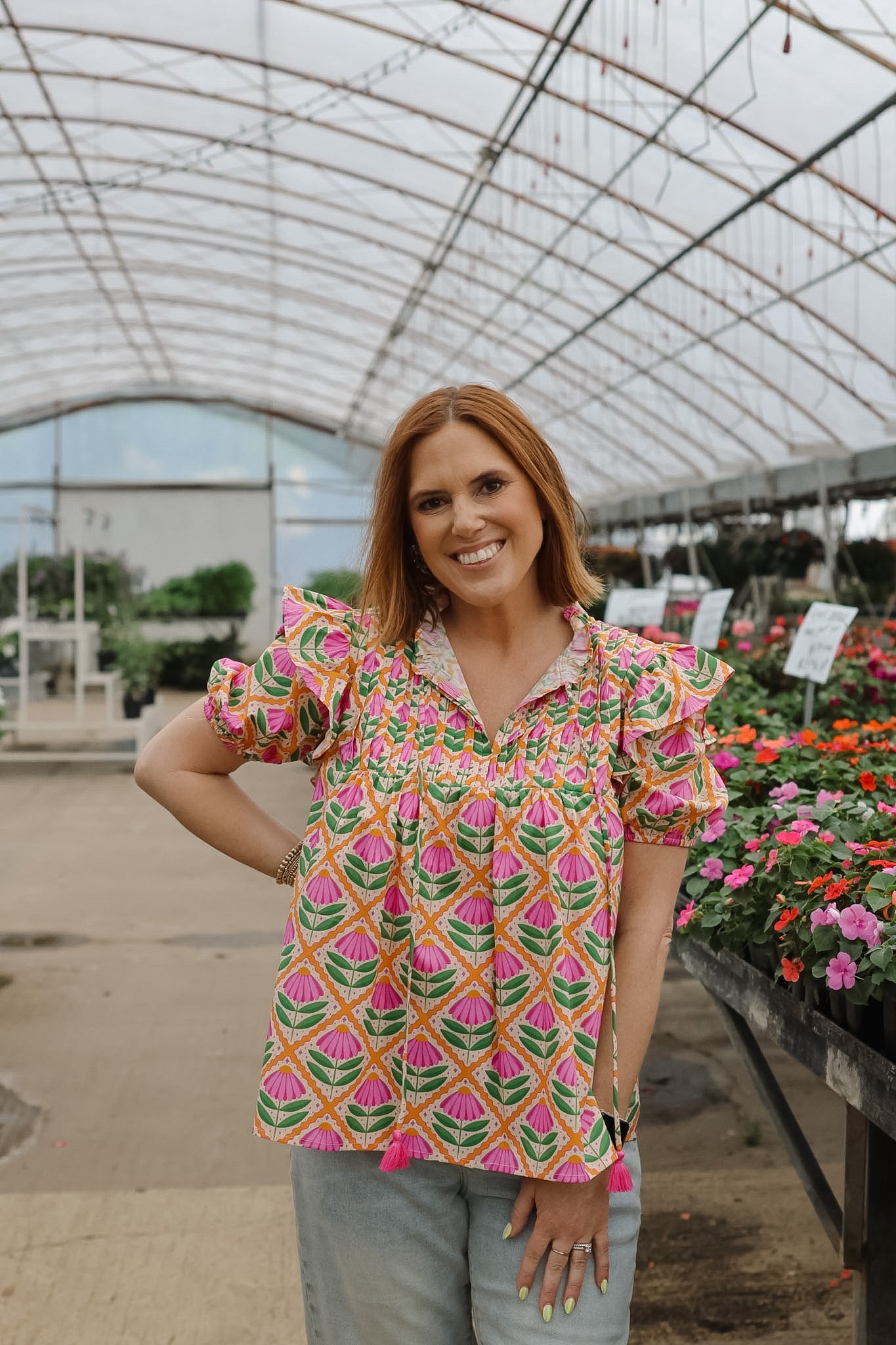 Nora Top - Floral Magic
