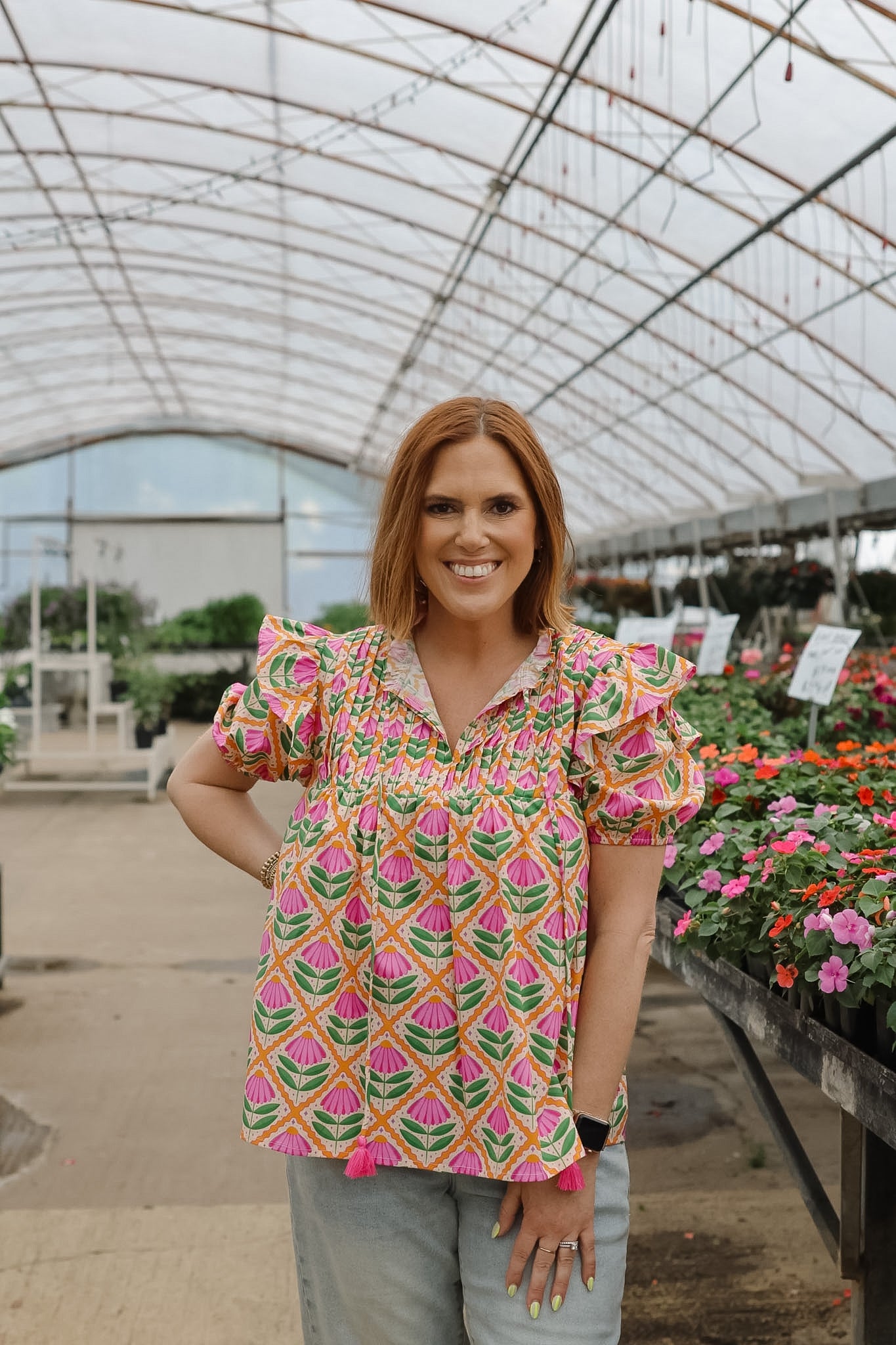 Nora Top - Floral Magic