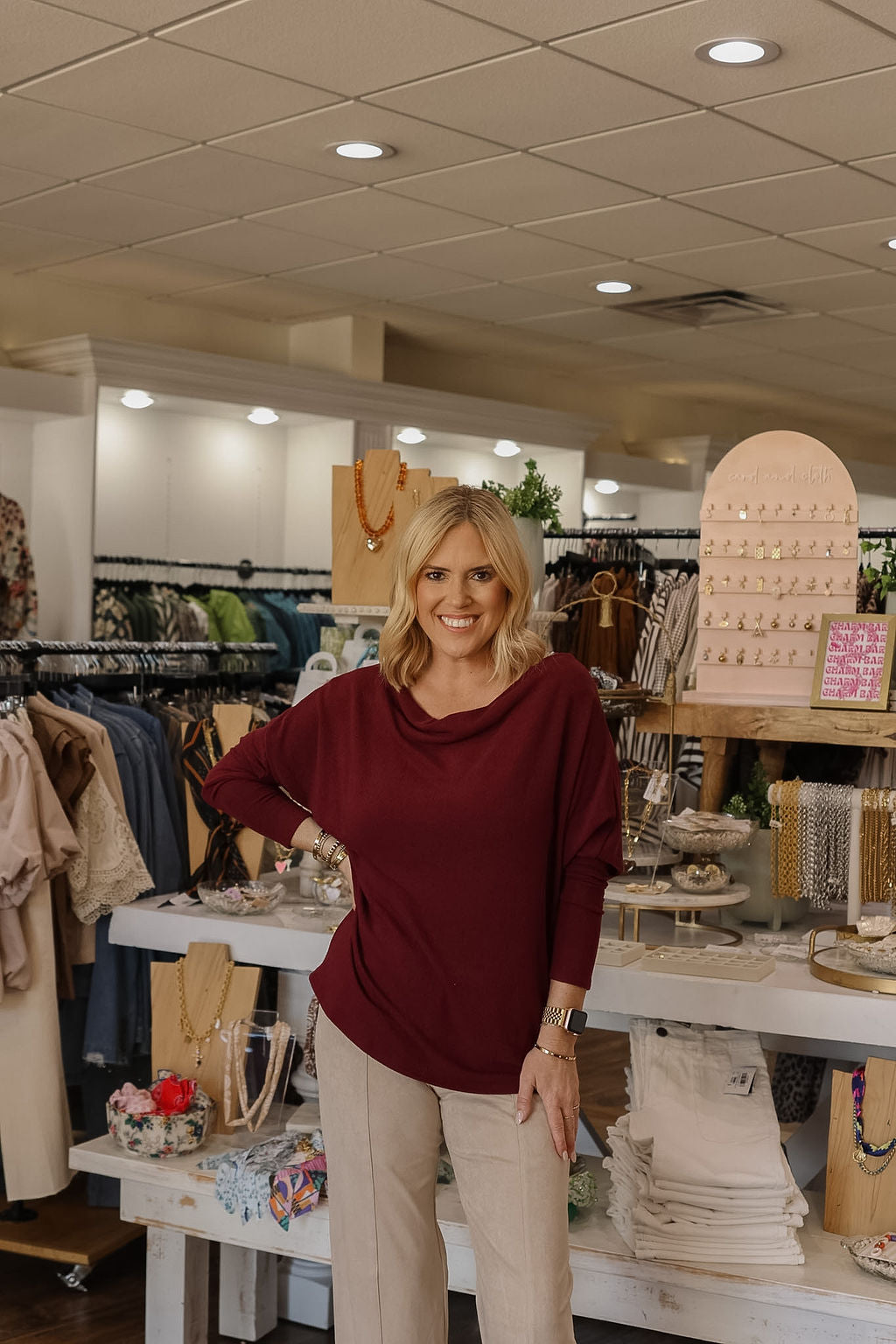 The Anywhere Top - Burgundy