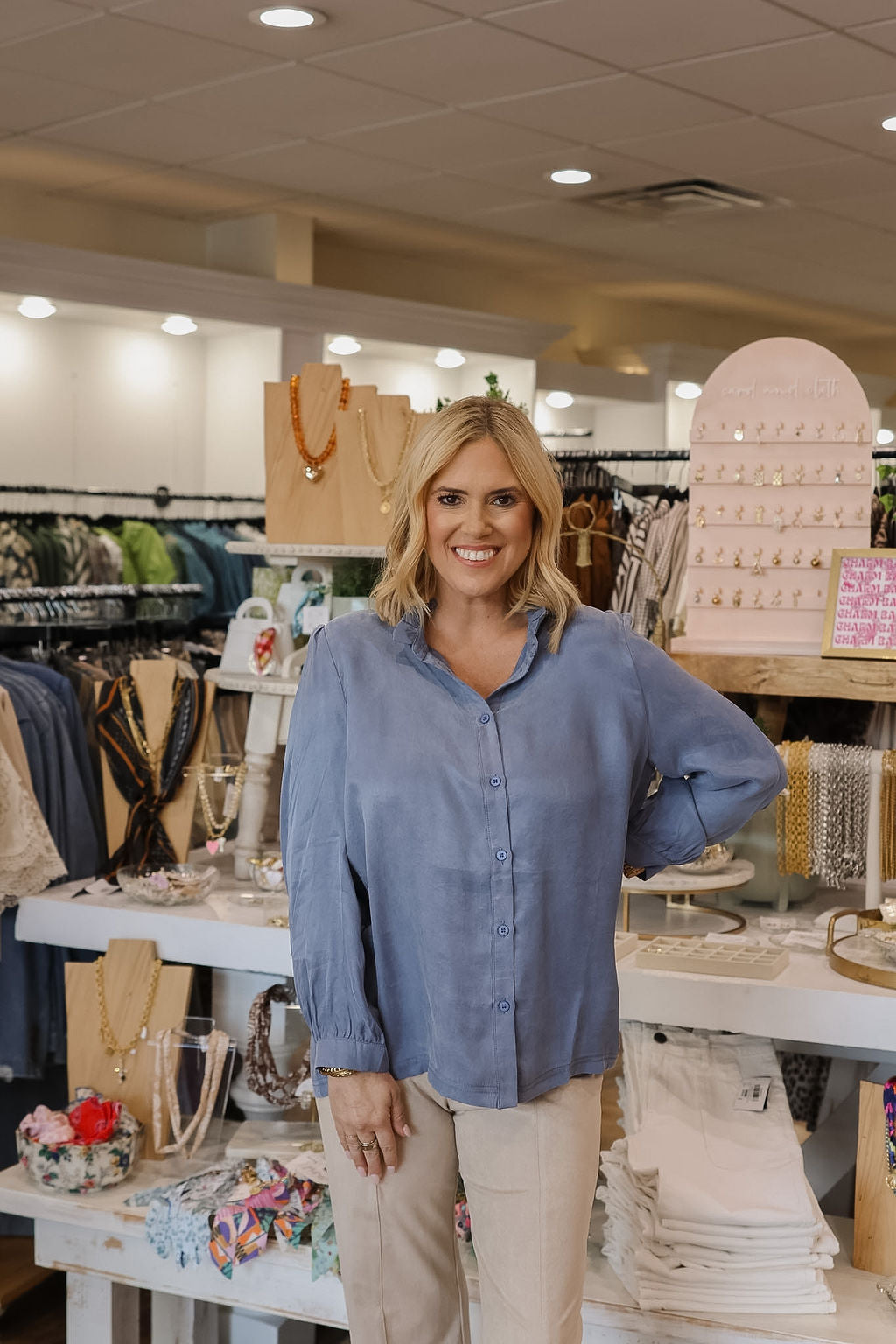 Cassie Top - Blue