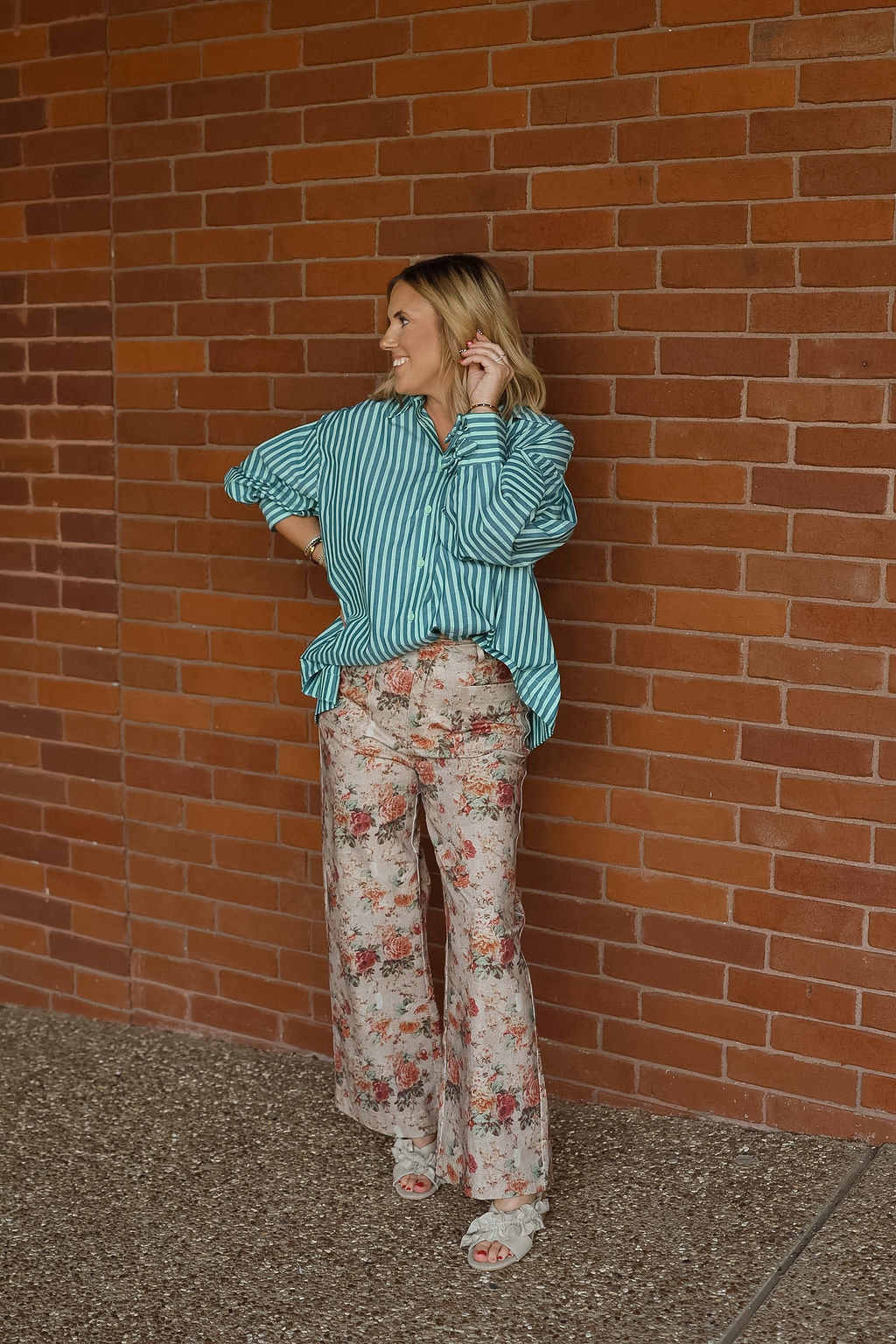 Floral Wide Leg Pant