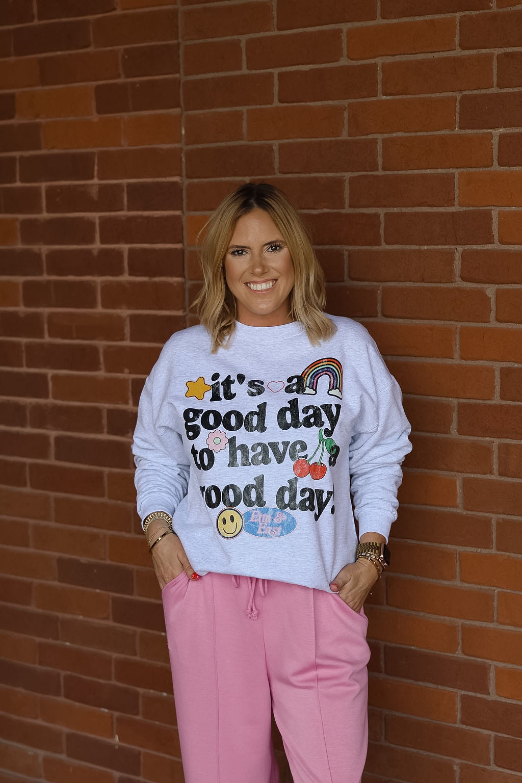 Good Day Sweatshirt - Ash