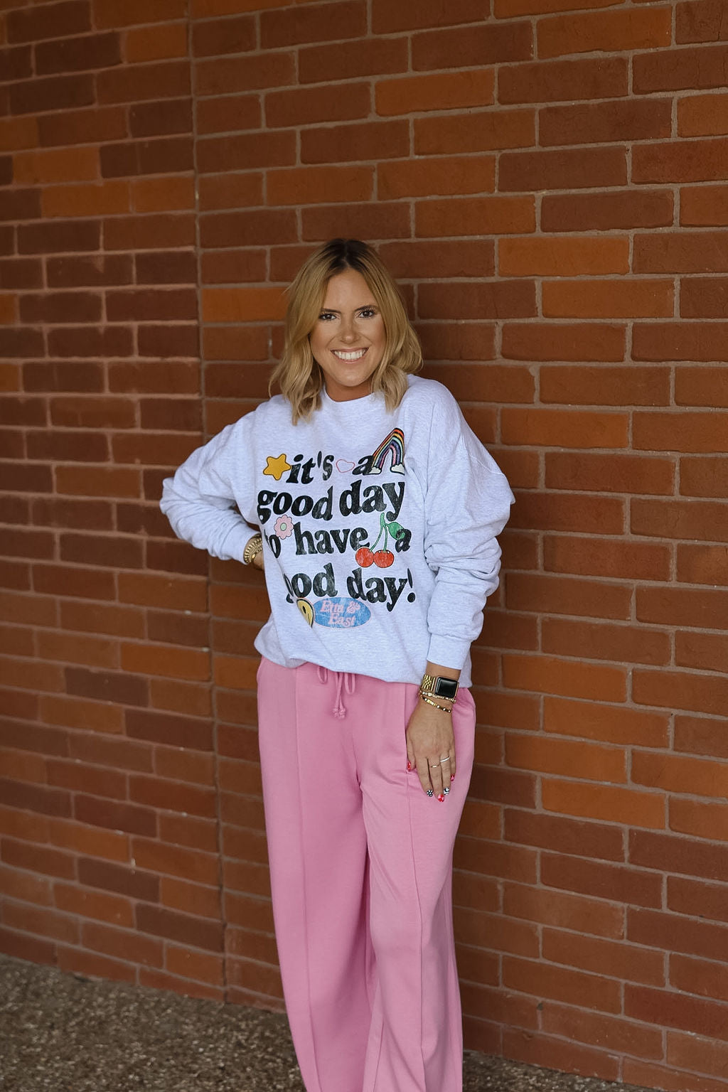 Good Day Sweatshirt - Ash