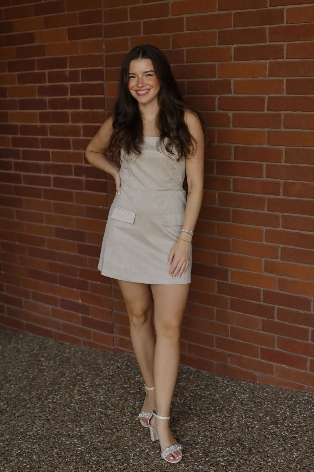 Well Romper - Taupe Greige