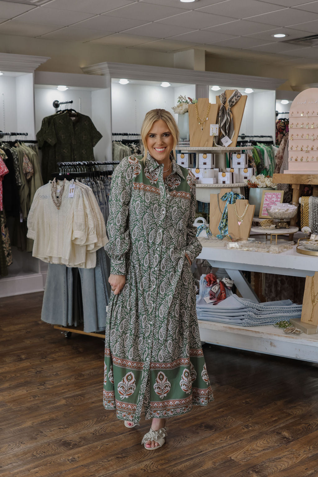 Neriah Maxi Dress - Forest