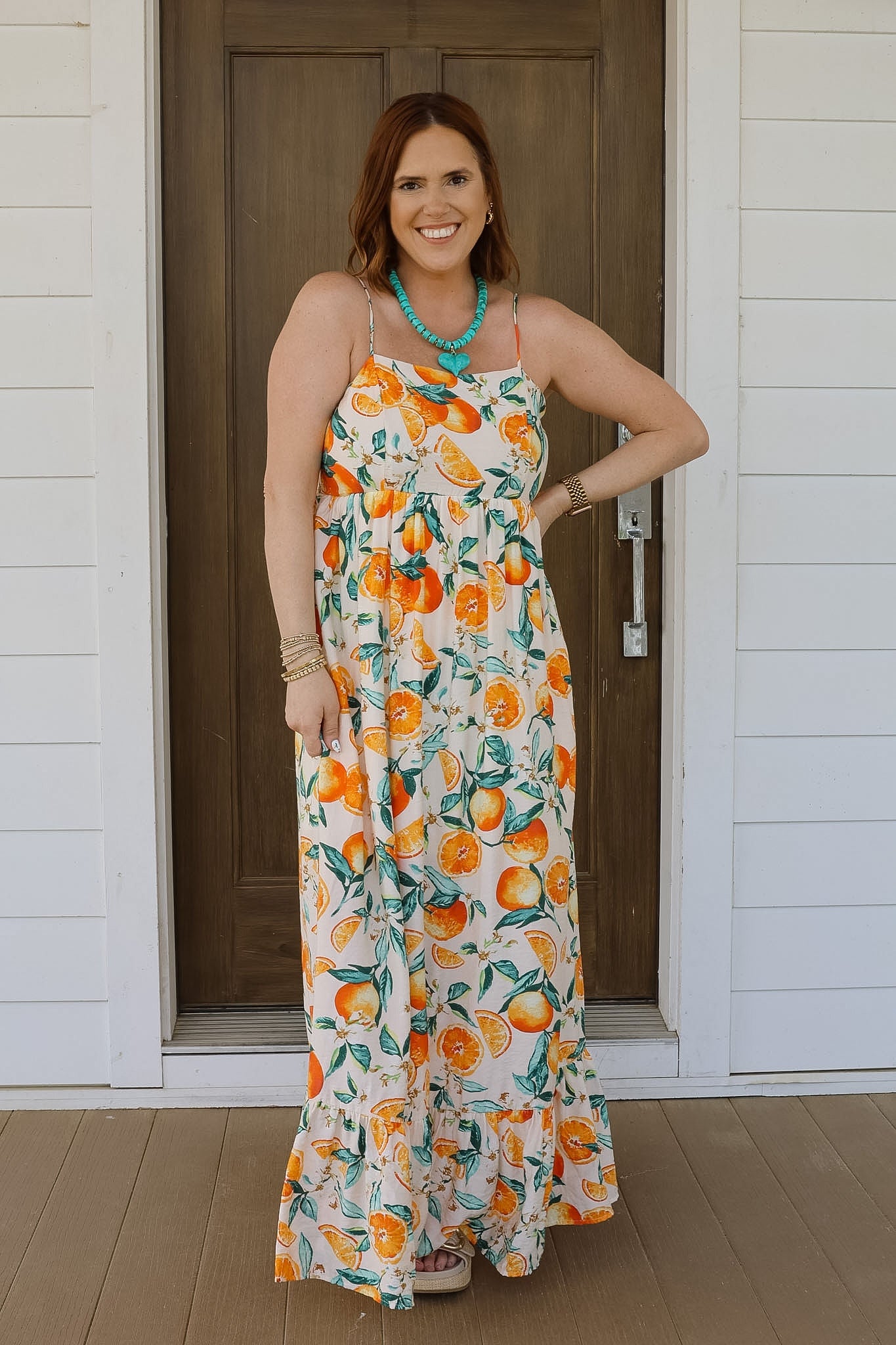 Jace Maxi Dress - Oranges