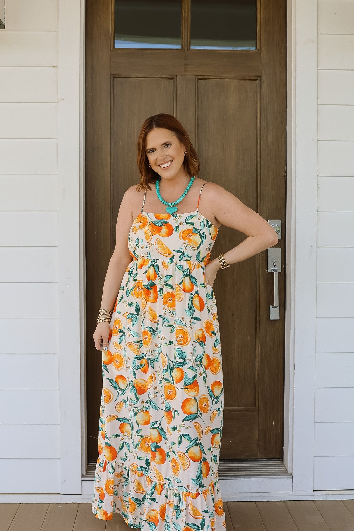 Jace Maxi Dress - Oranges