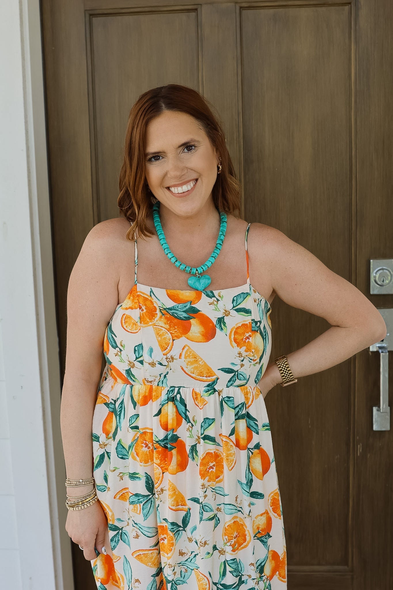 Jace Maxi Dress - Oranges