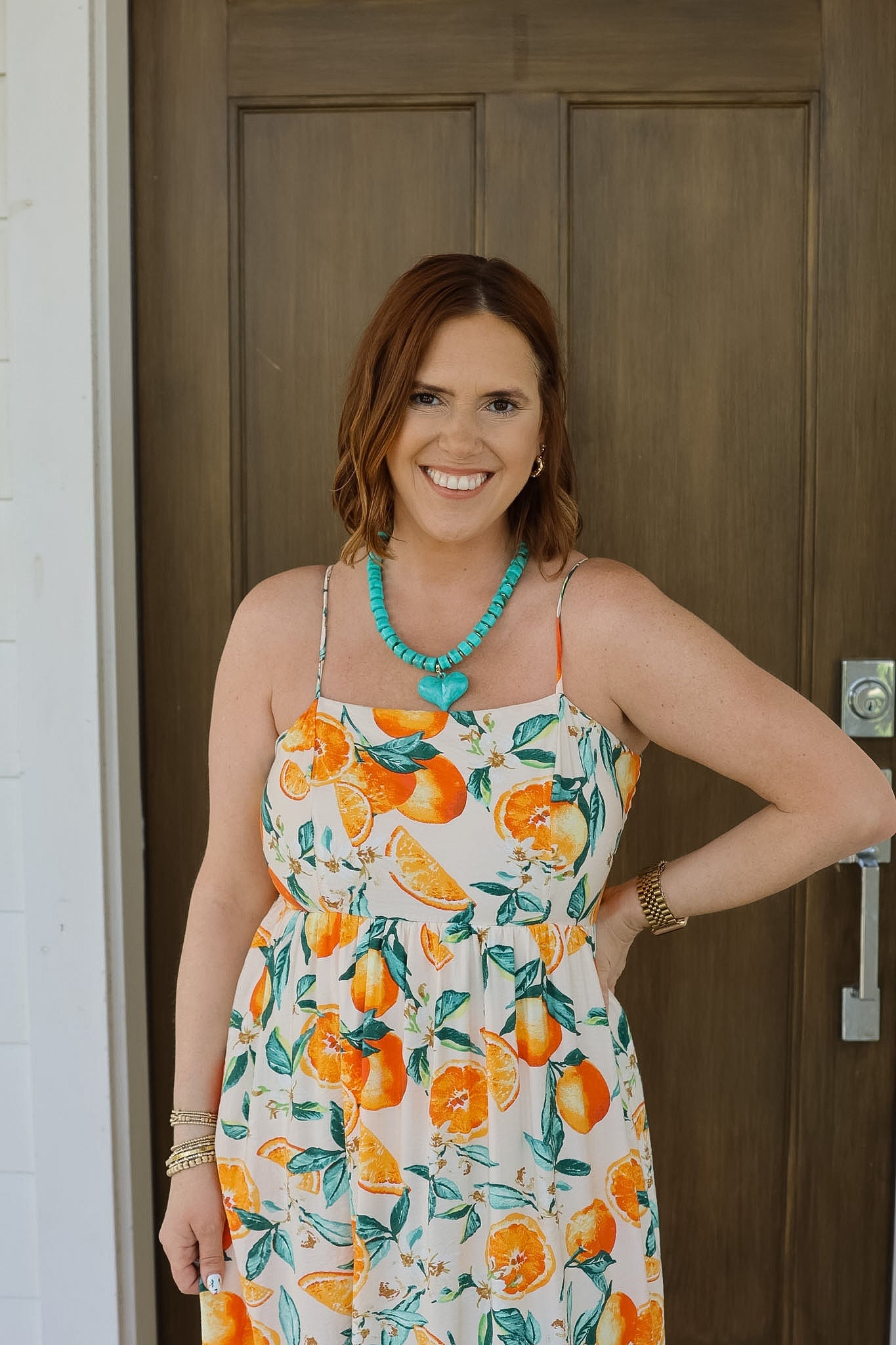 Jace Maxi Dress - Oranges