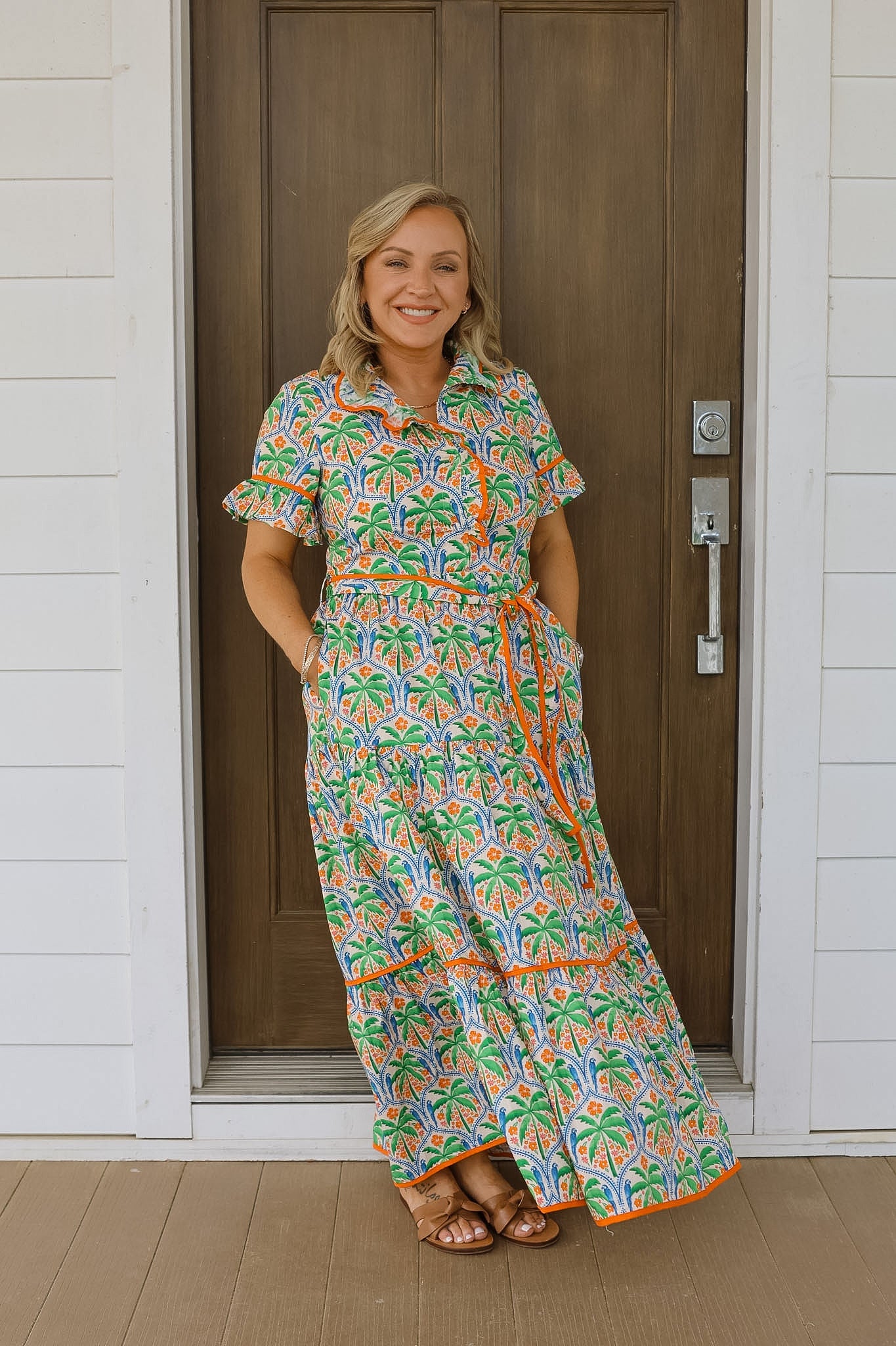Lena Maxi Dress - Coconut Grove