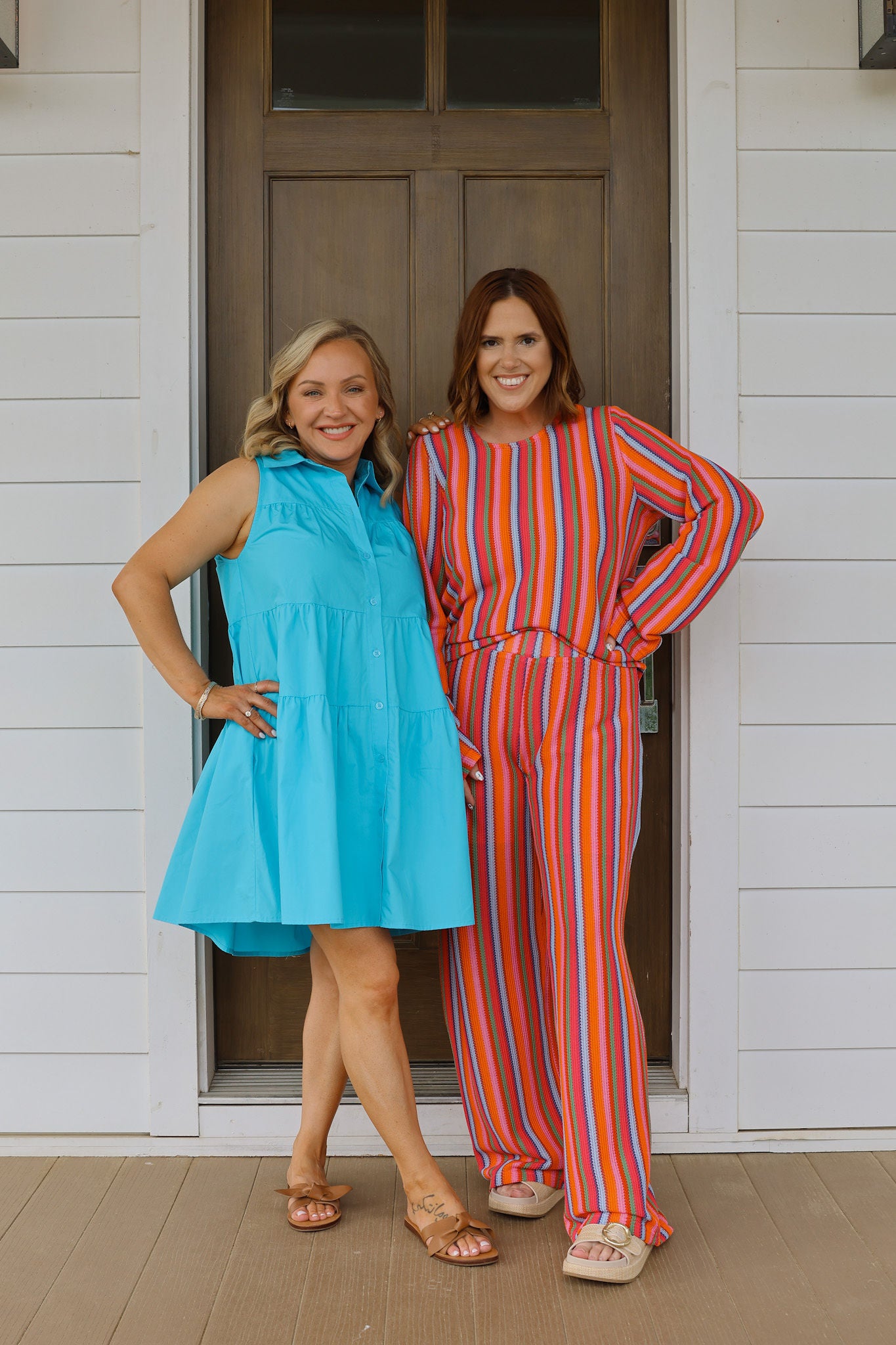 Siren Of The Seas Button Down Dress