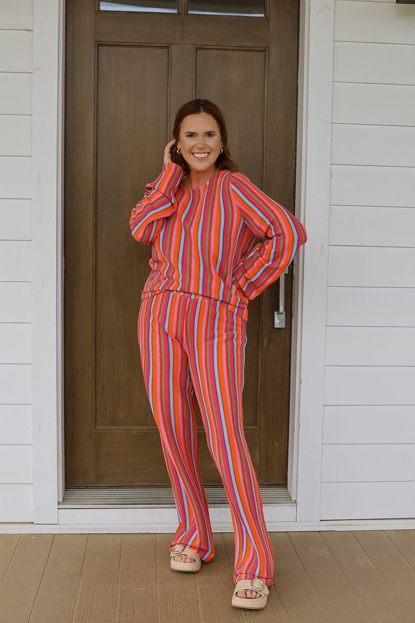 IhLibella Pant - Multi Stripe