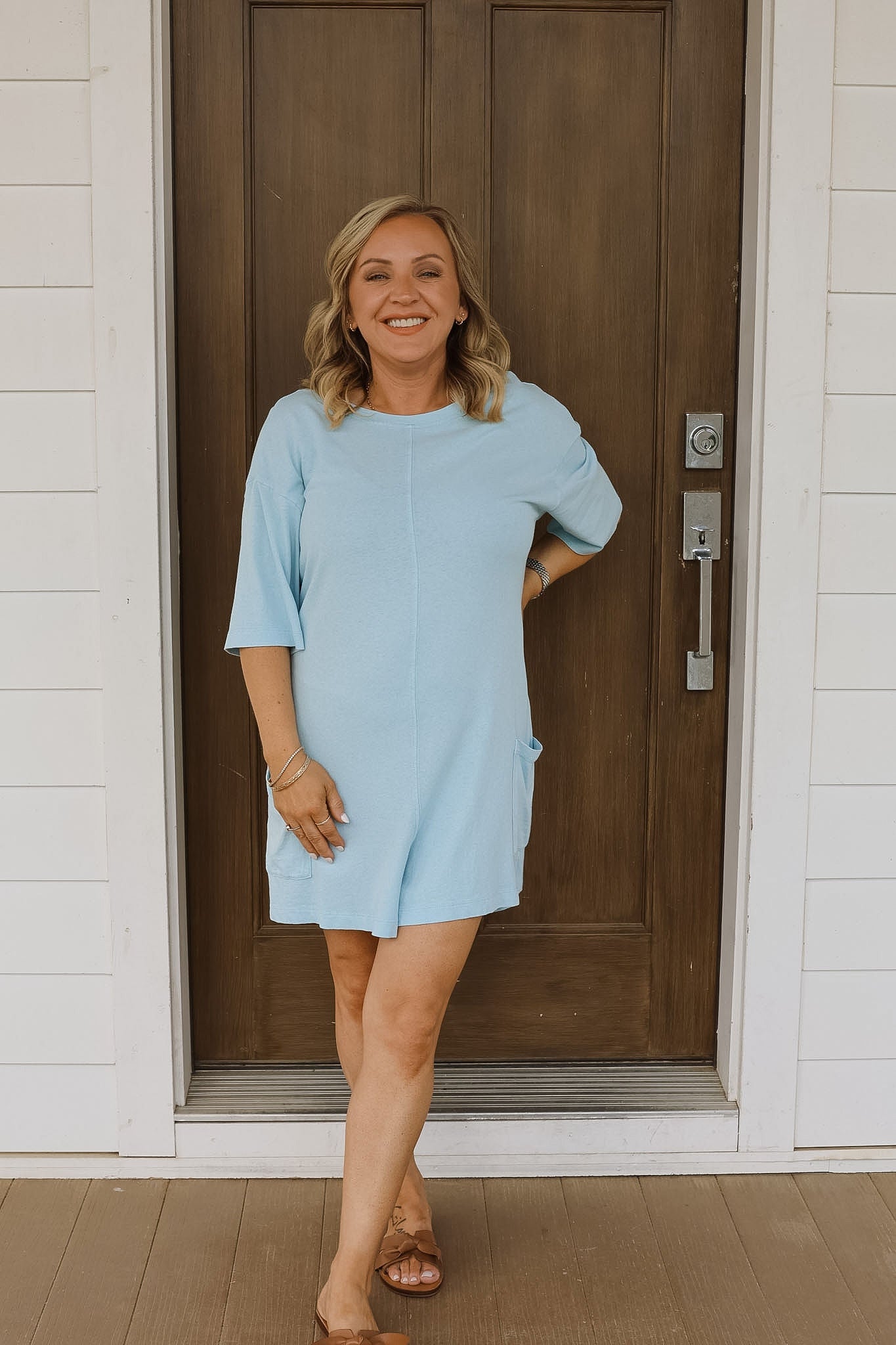 Comfy Romper - Blue